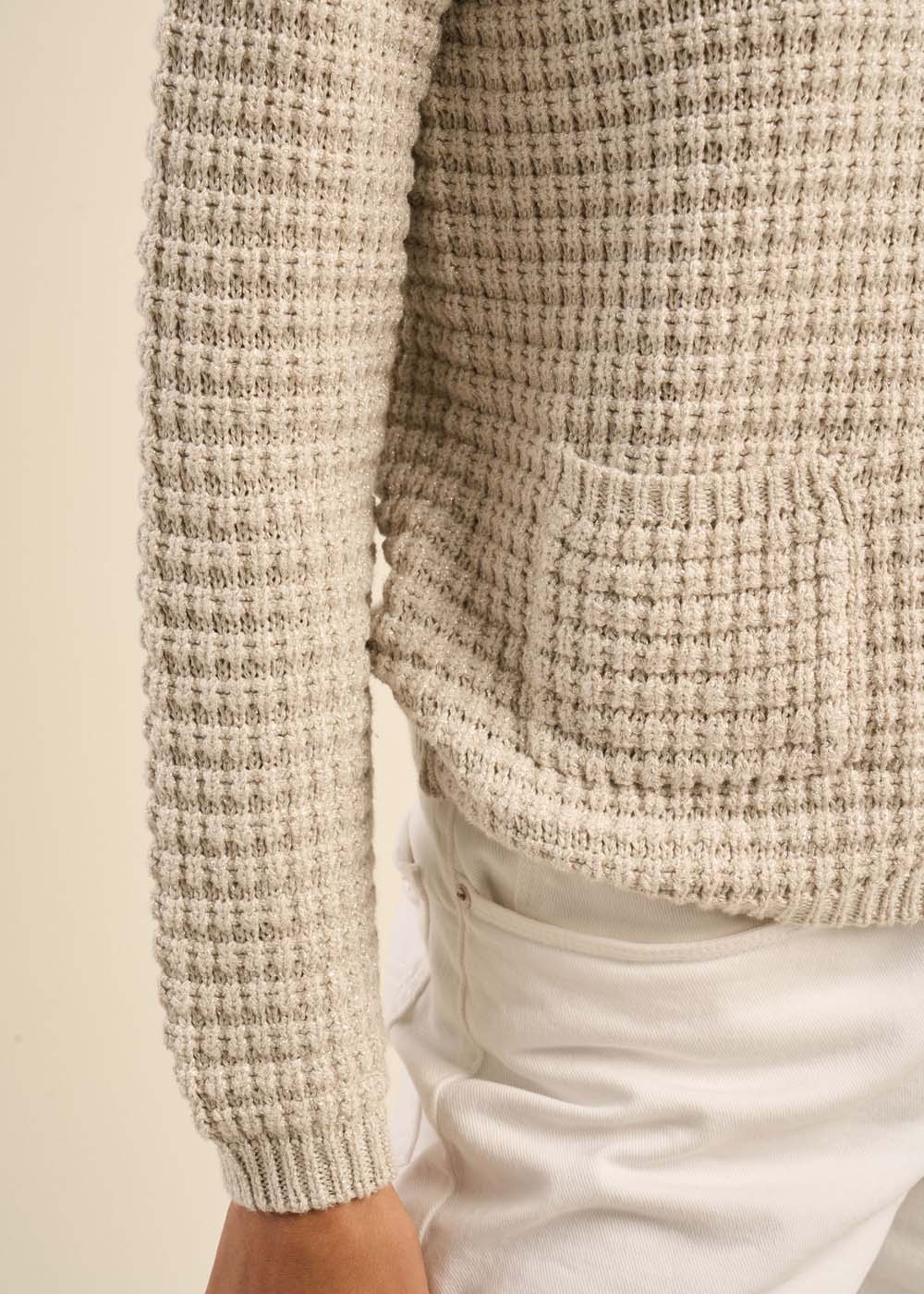 Cardigan with Jewel Button Details - Sud Express - 4 - Sud Express