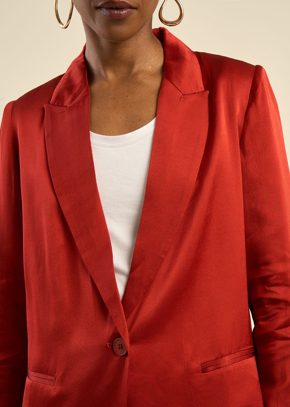 VATINY Satin blazer - 2 - Sud Express - Sud Express