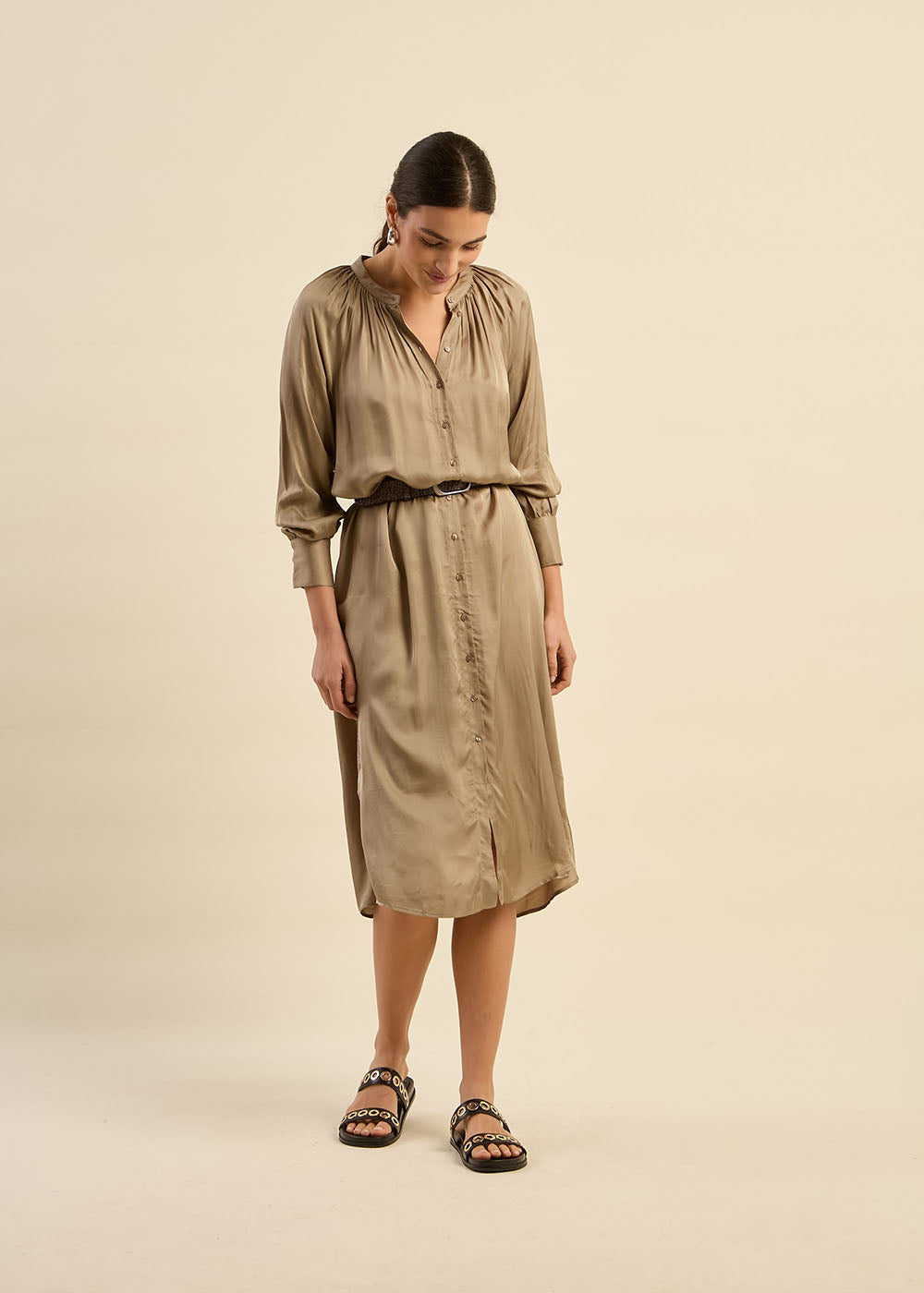 REZELIA Long shirt dress - 4 - Sud Express - Sud Express