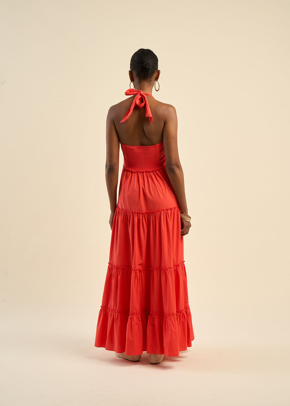 RAJASMA Halter dress with ruffles - 3 - Sud Express - Sud Express