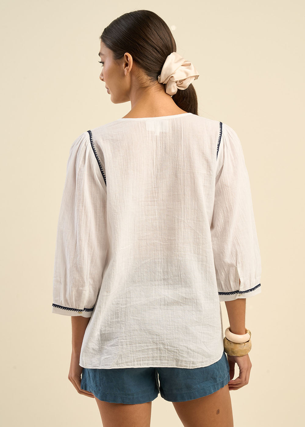 TALOUISE Embroidered blouse - 3 - Sud Express - Sud Express