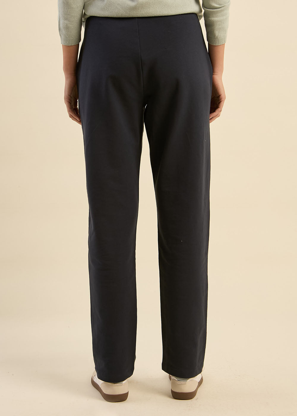 JOLENE Straight jogging trousers with lurex band - 3 - Sud Express - Sud Express