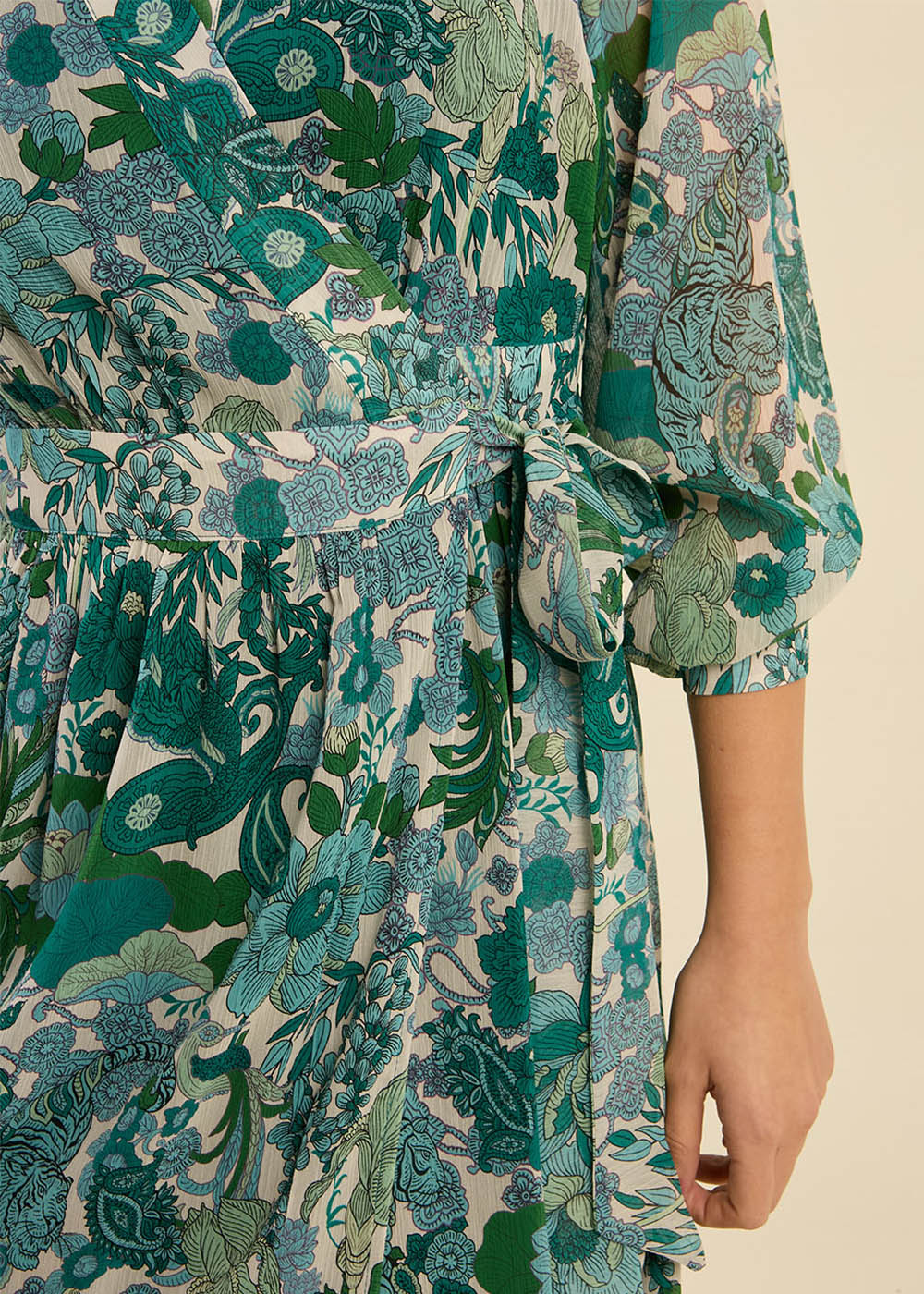 RALIYA Printed midi dress - 4 - Sud Express - Sud Express