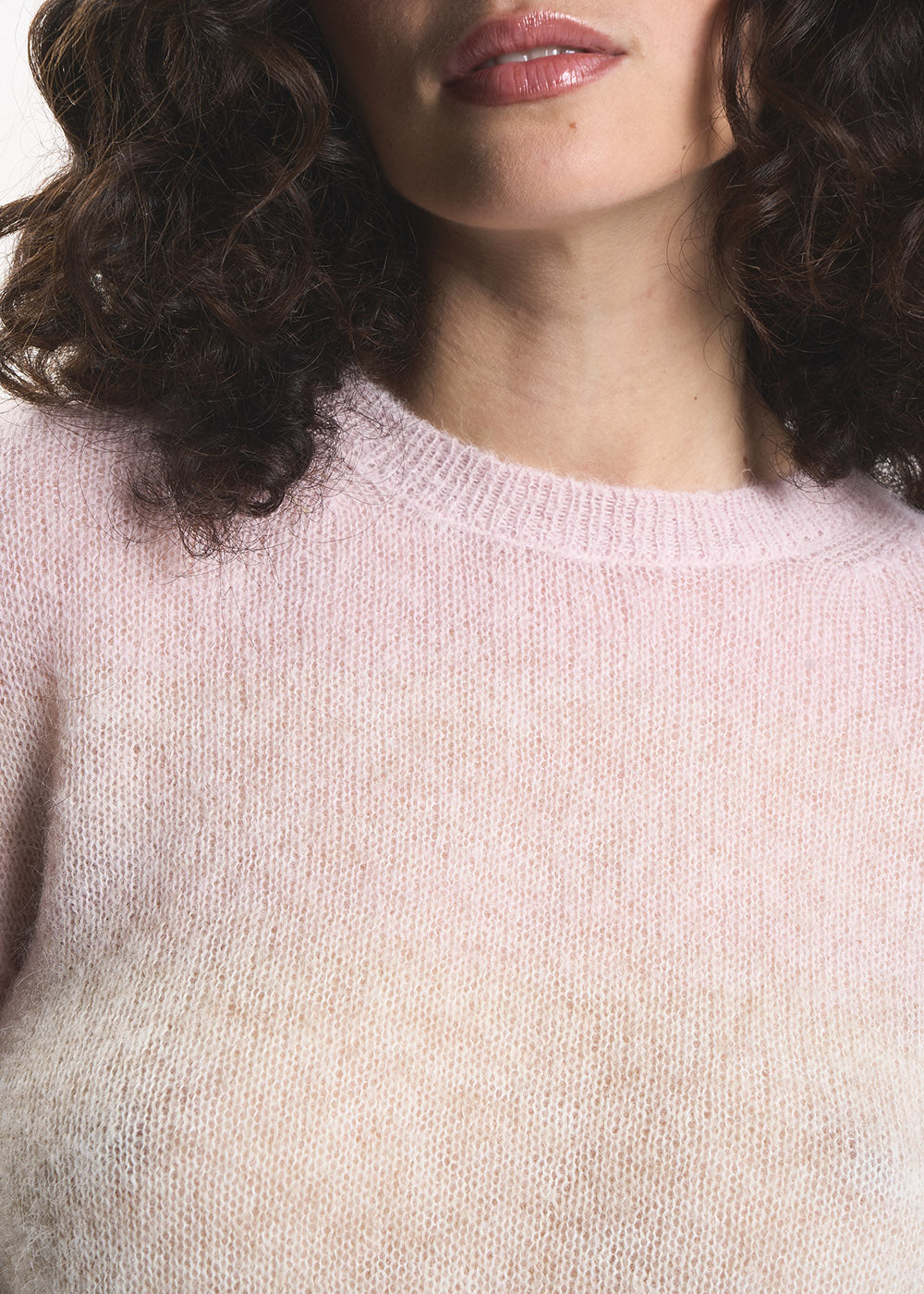 MAURICETTA Long-sleeved round-neck gradient jumper - 4 - Sud Express - Sud Express