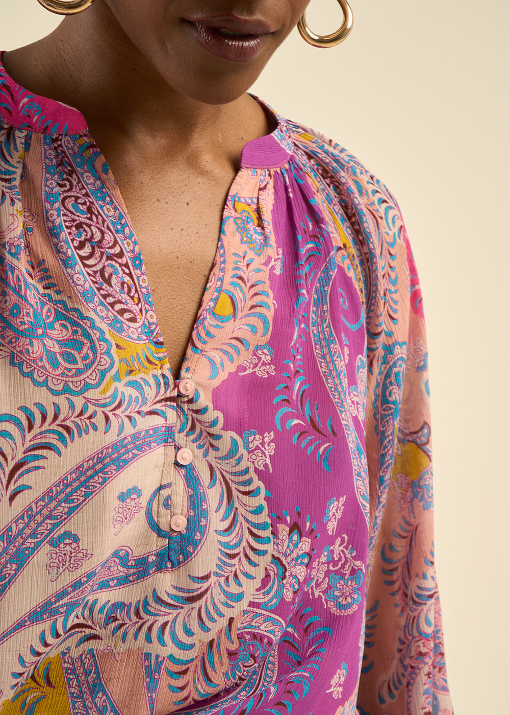 CADOMA Flowing blouse - 2 - Sud Express - Sud Express