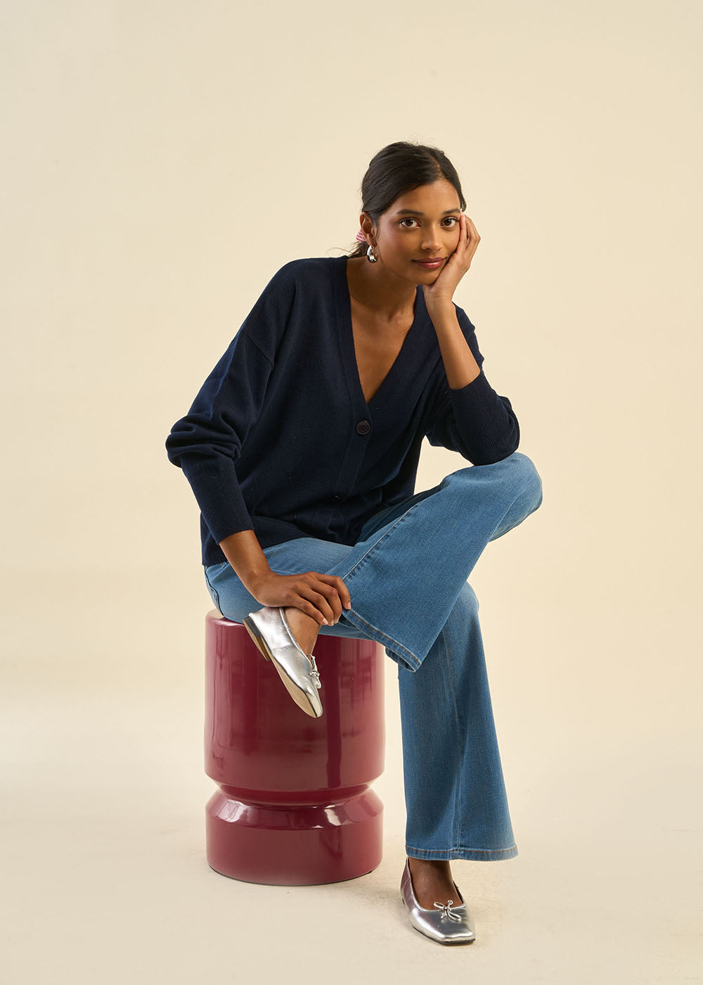 GRAMMOUY Cashmere V-neck cardigan - 4 - Sud Express - Sud Express