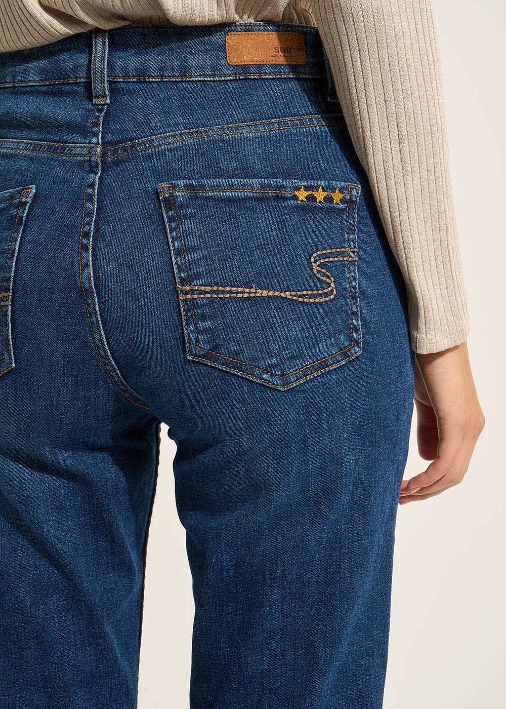 DEBBY  Five-pocket high-waisted jeans - 4 - Sud Express - Sud Express