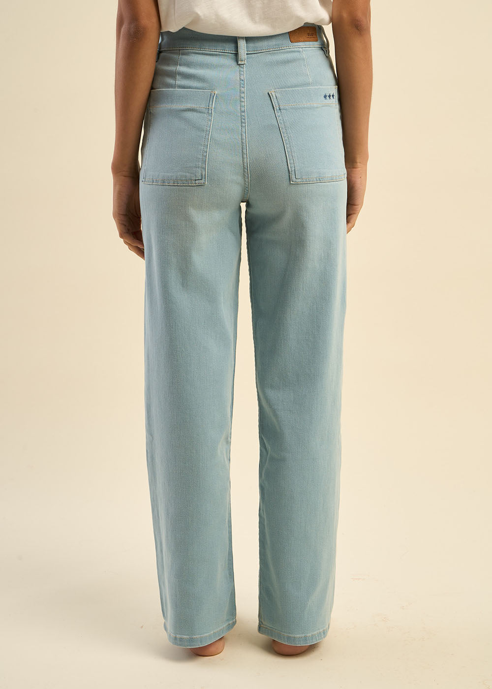 High-waisted wide-leg jeans - Sud Express - 3 - Sud Express