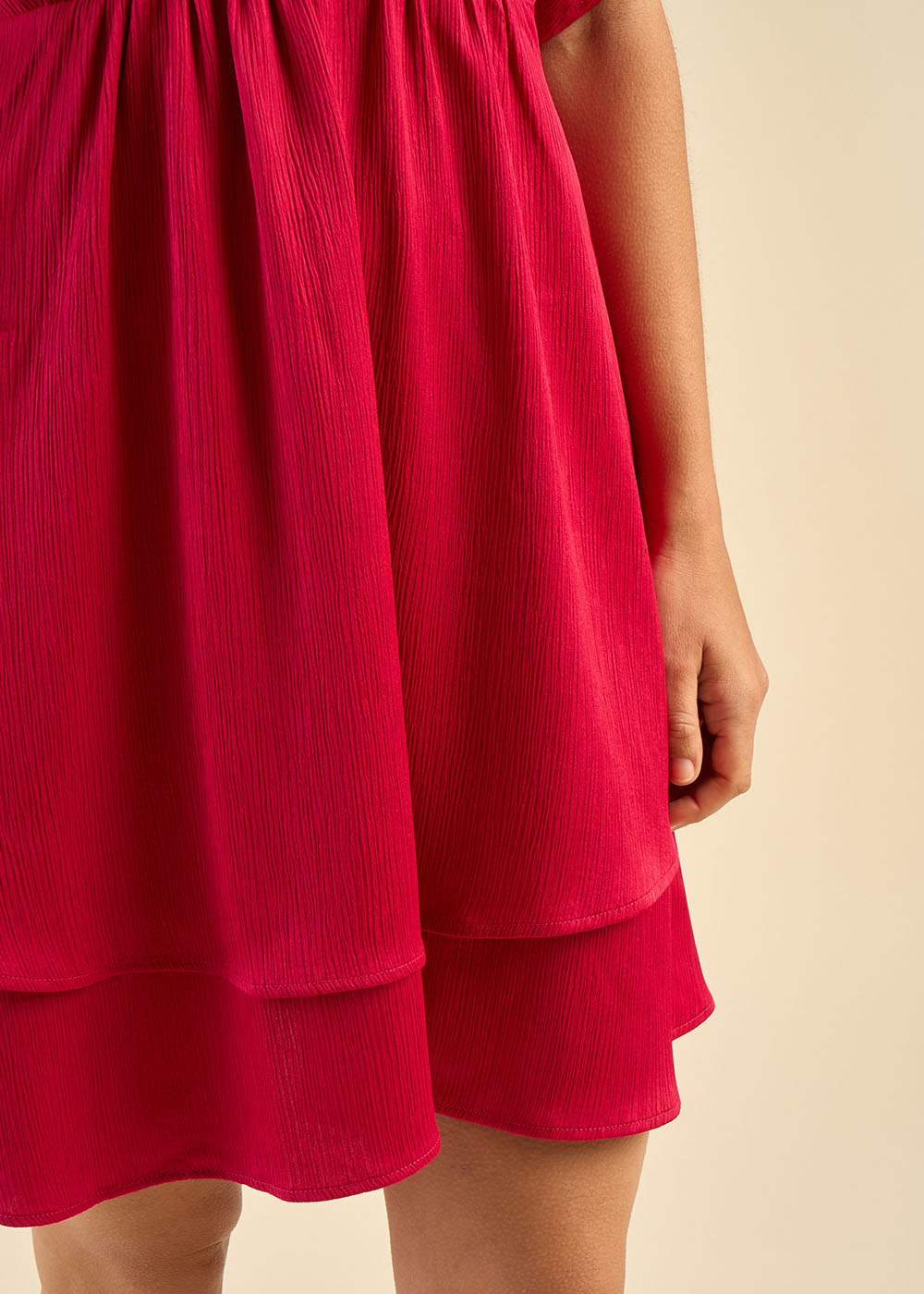 Short ruffled dress - Sud Express - 5 - Sud Express