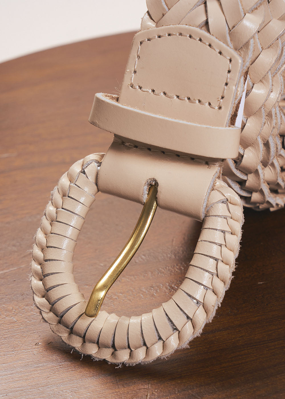 Braided leather belt - Sud Express - 3 - Sud Express