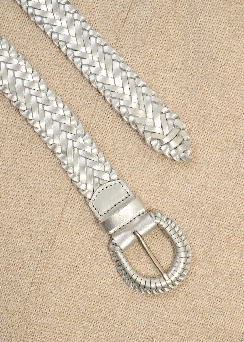 CAMEN Braided leather belt - 3 - Sud Express - Sud Express