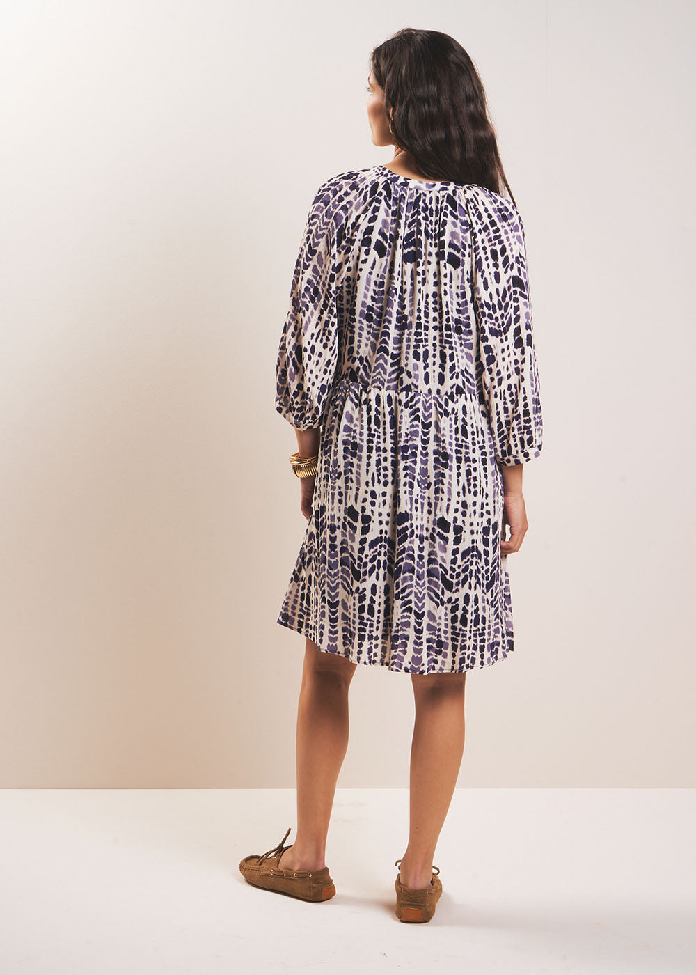 RIZALINE Printed short dress - 3 - Sud Express - Sud Express