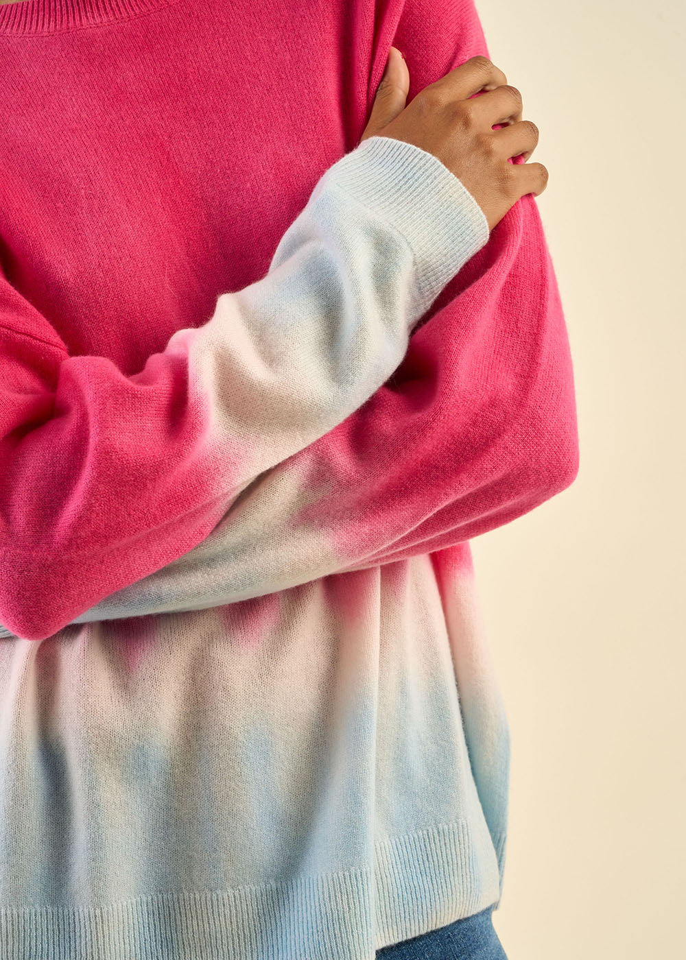 MALOUYA Dip-Dye Cashmere Sweater - 4 - Sud Express - Sud Express