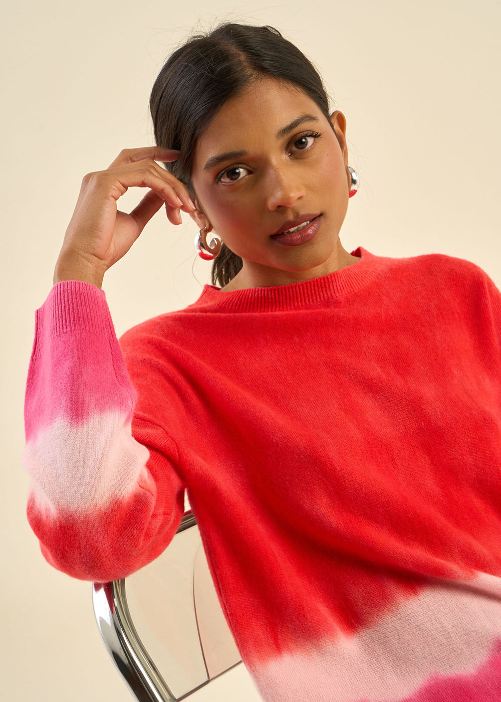 MALOUYA Dip-Dye Cashmere Sweater - 2 - Sud Express - Sud Express