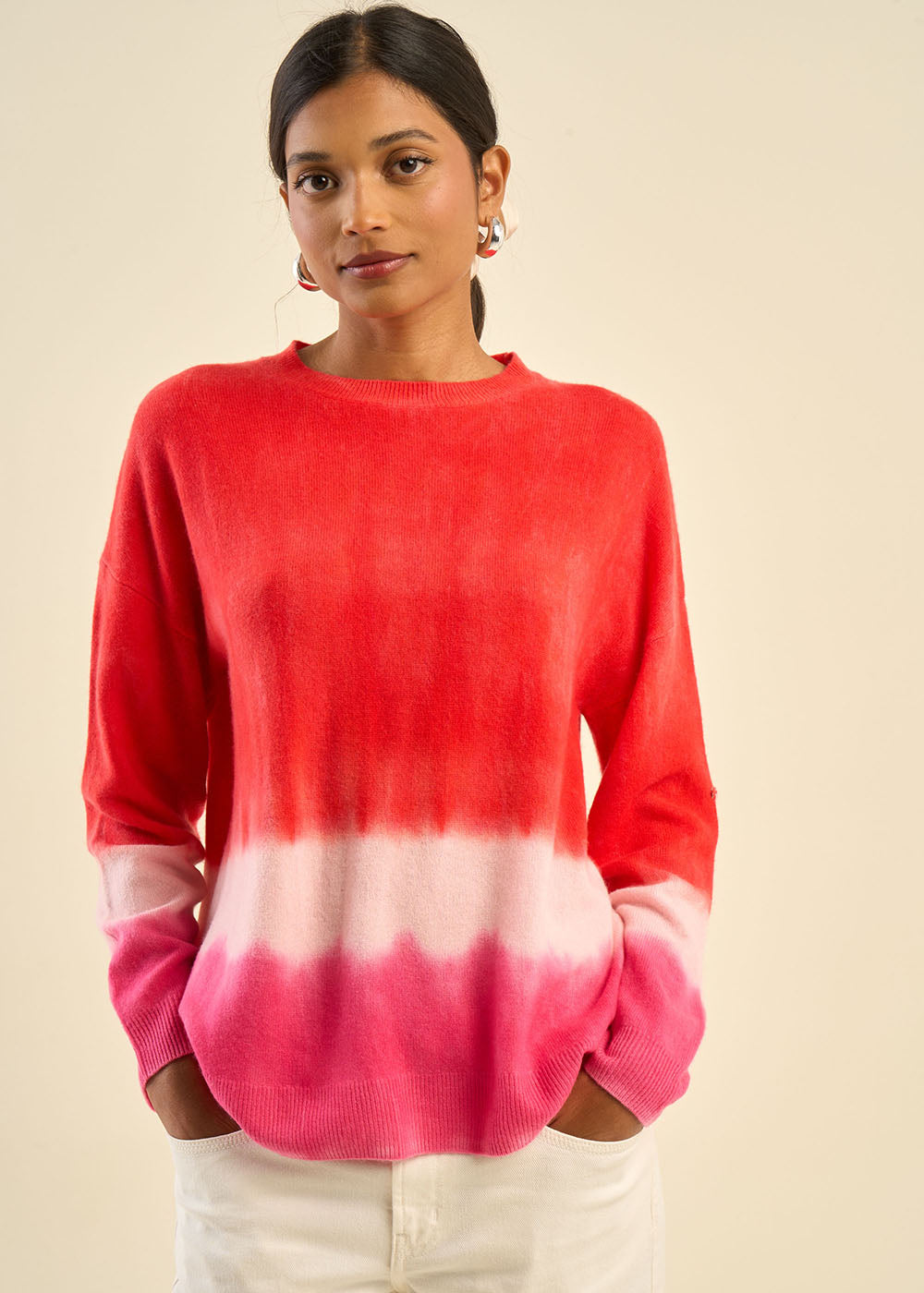 MALOUYA Dip-Dye Cashmere Sweater - 4 - Sud Express - Sud Express