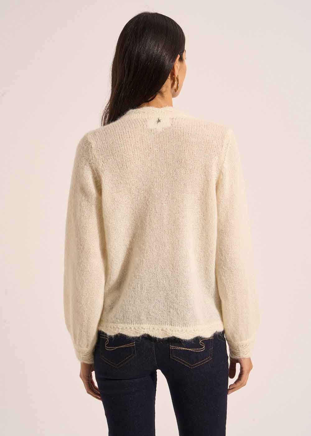 GARTIK Medium gauge knit cardigan - 3 - Sud Express - Sud Express