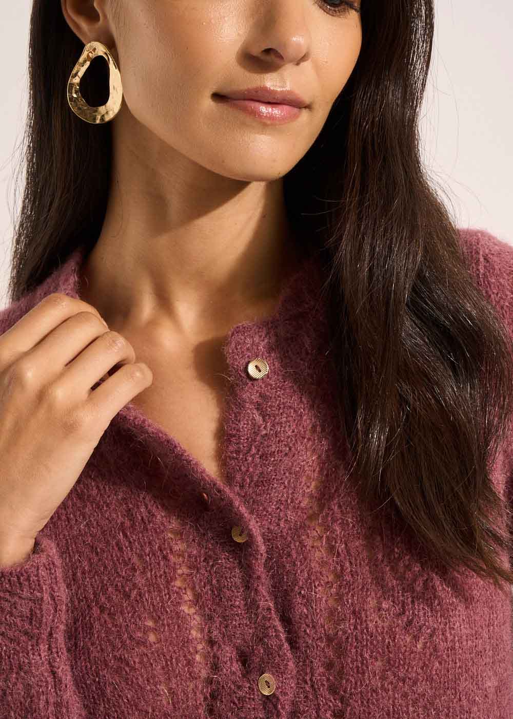 GARTIK Medium gauge knit cardigan - 2 - Sud Express - Sud Express