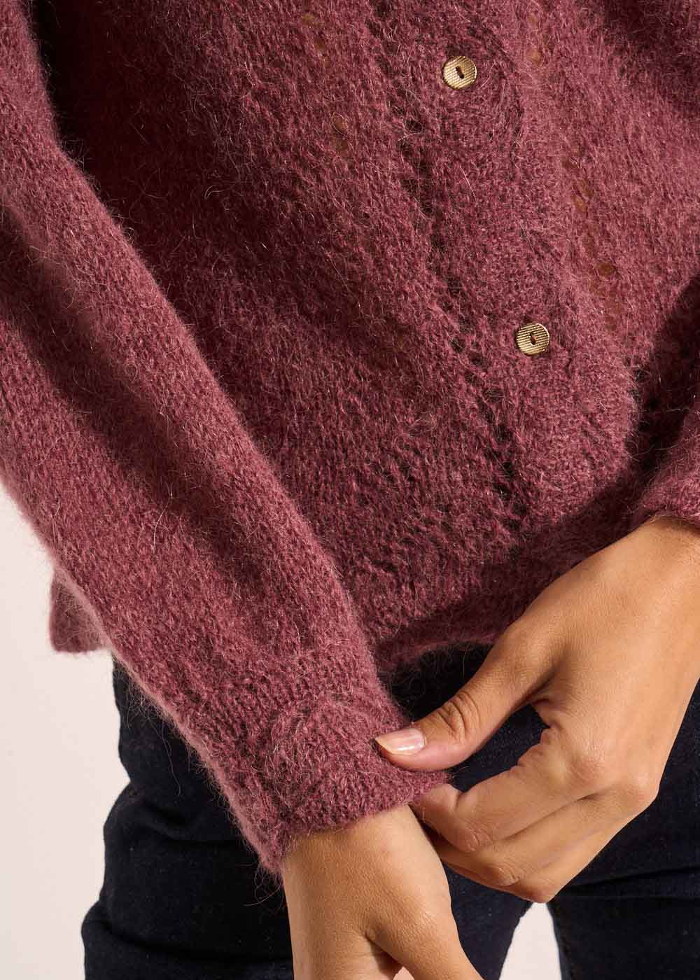 GARTIK Medium gauge knit cardigan - 4 - Sud Express - Sud Express