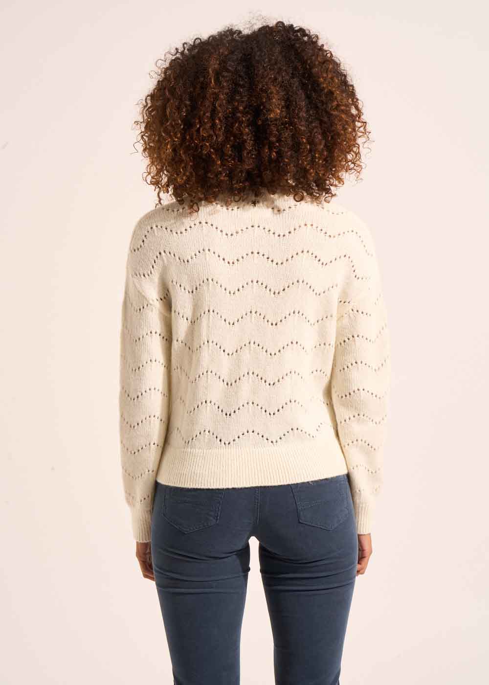 GILBERT Crew neck cardigan - 3 - Sud Express - Sud Express