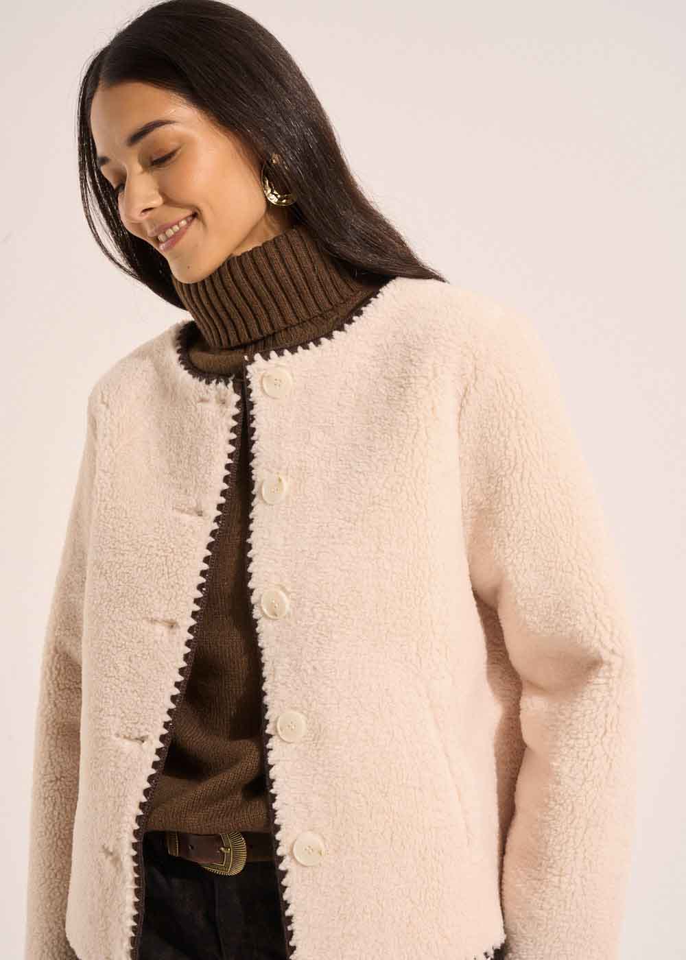 MALTA Manteau fausse fourrure - 4 - Sud Express - Sud Express