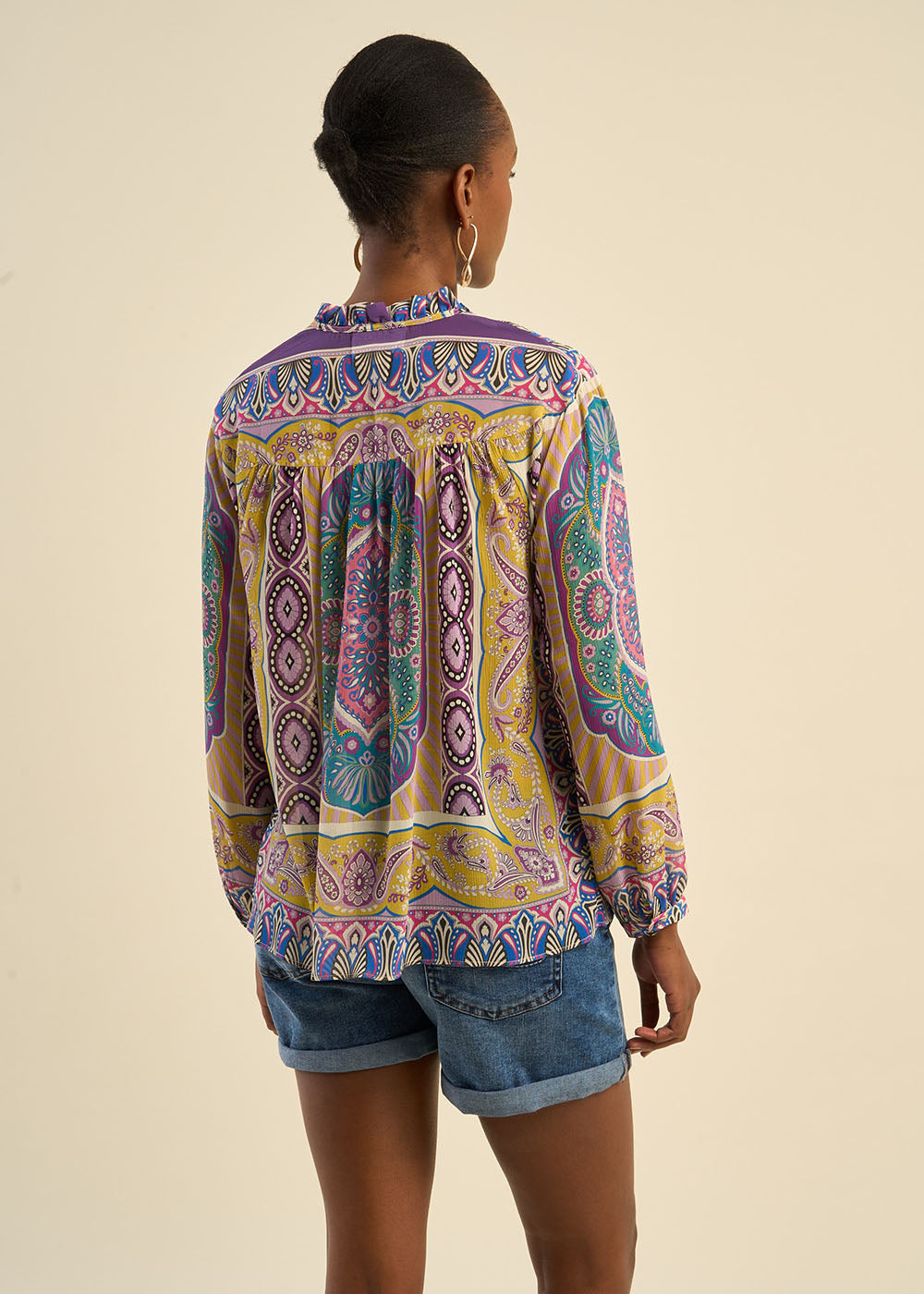 Printed Blouse - Sud Express - 3 - Sud Express