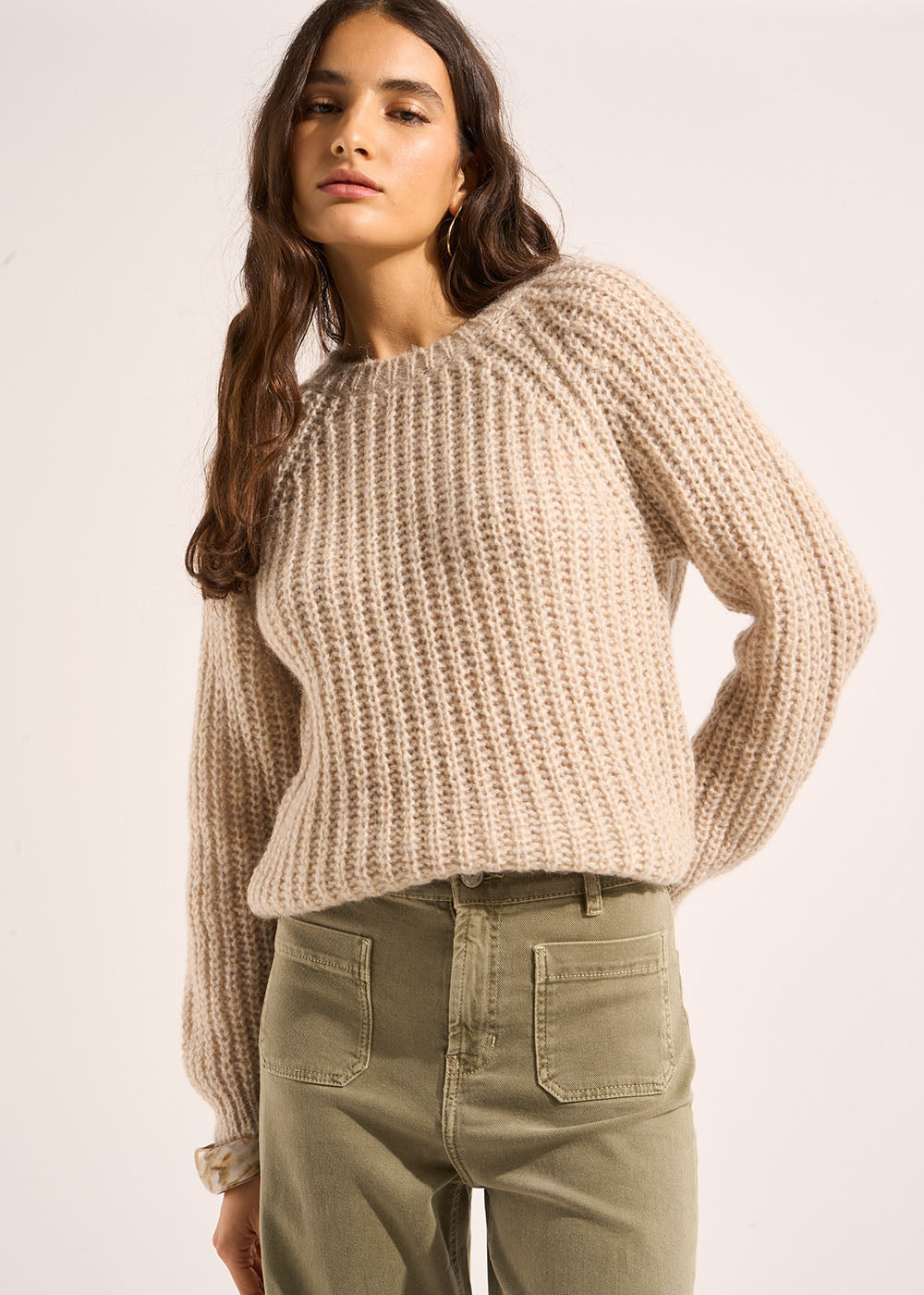 Thick wide-ribbed sweater - Sud Express - 5 - Sud Express