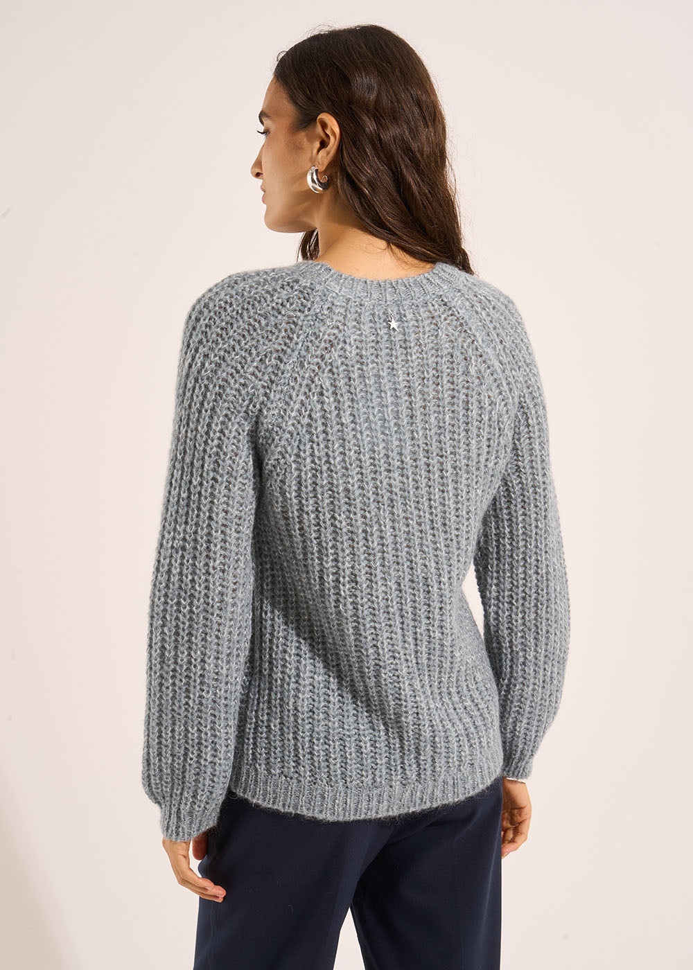Thick wide-ribbed sweater - Sud Express - 3 - Sud Express