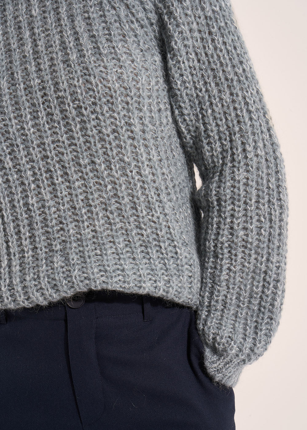 Thick wide-ribbed sweater - Sud Express - 4 - Sud Express