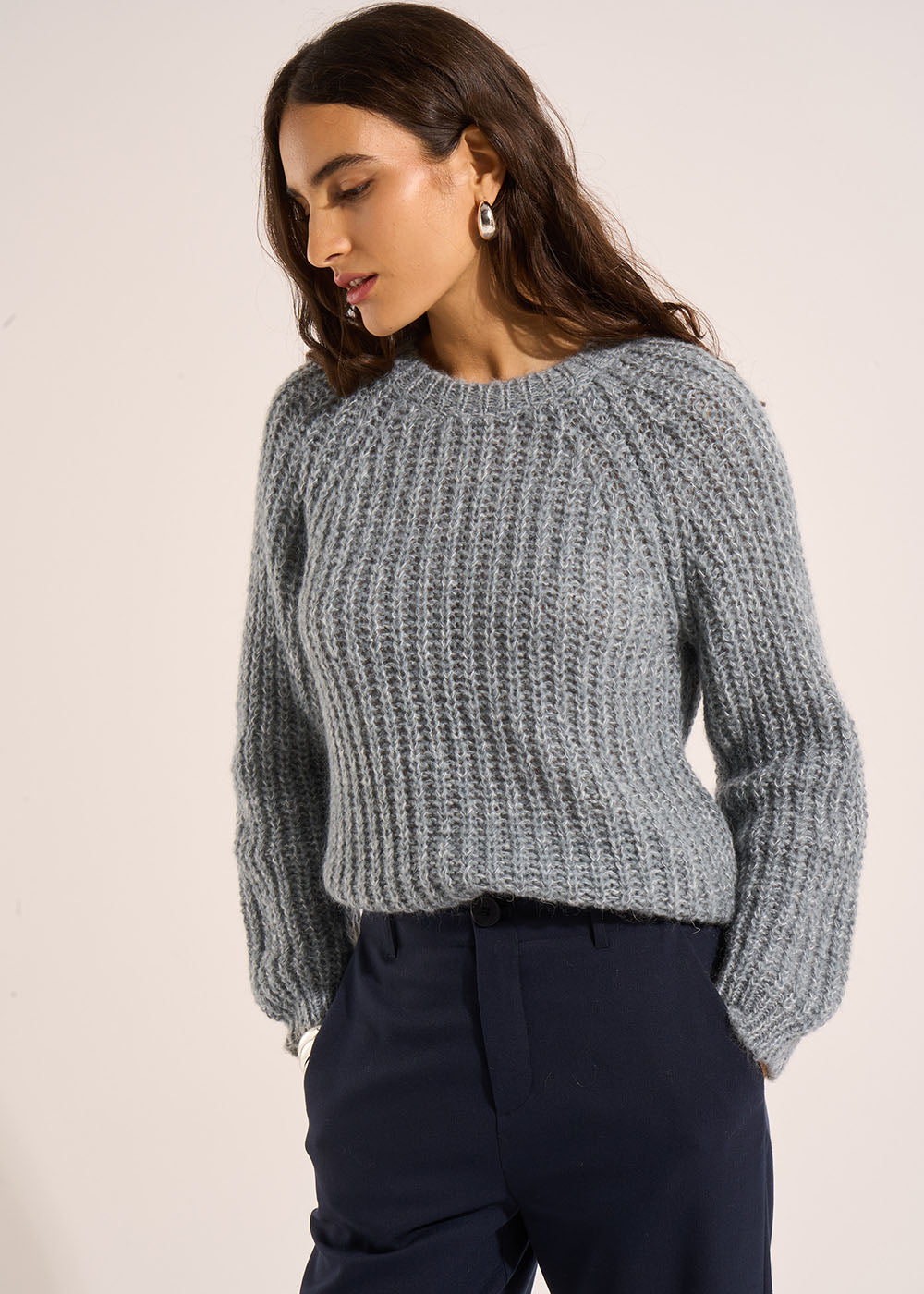 Thick wide-ribbed sweater - Sud Express - 5 - Sud Express