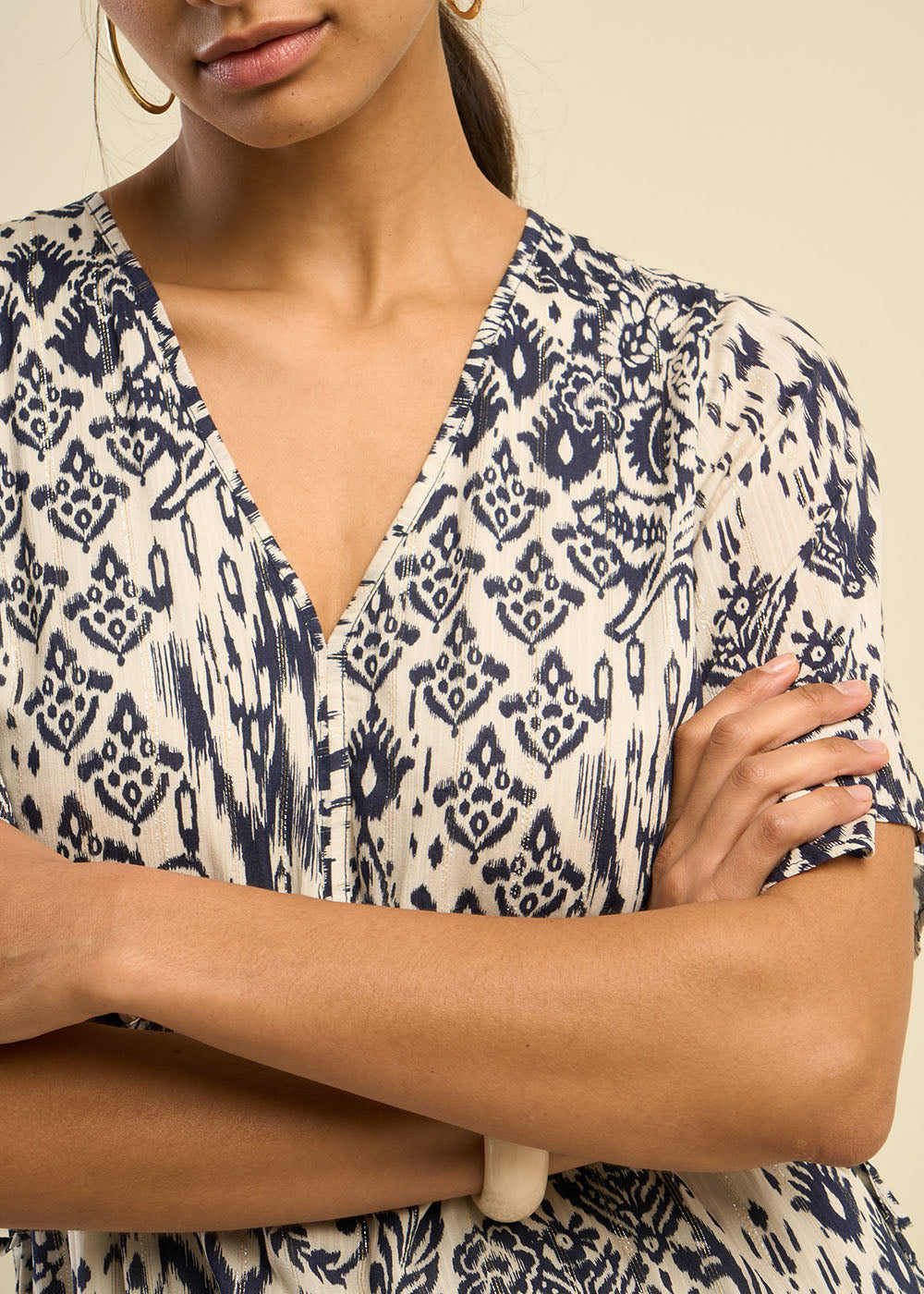 RIZAMA Ikat printed maxi dress - 2 - Sud Express - Sud Express