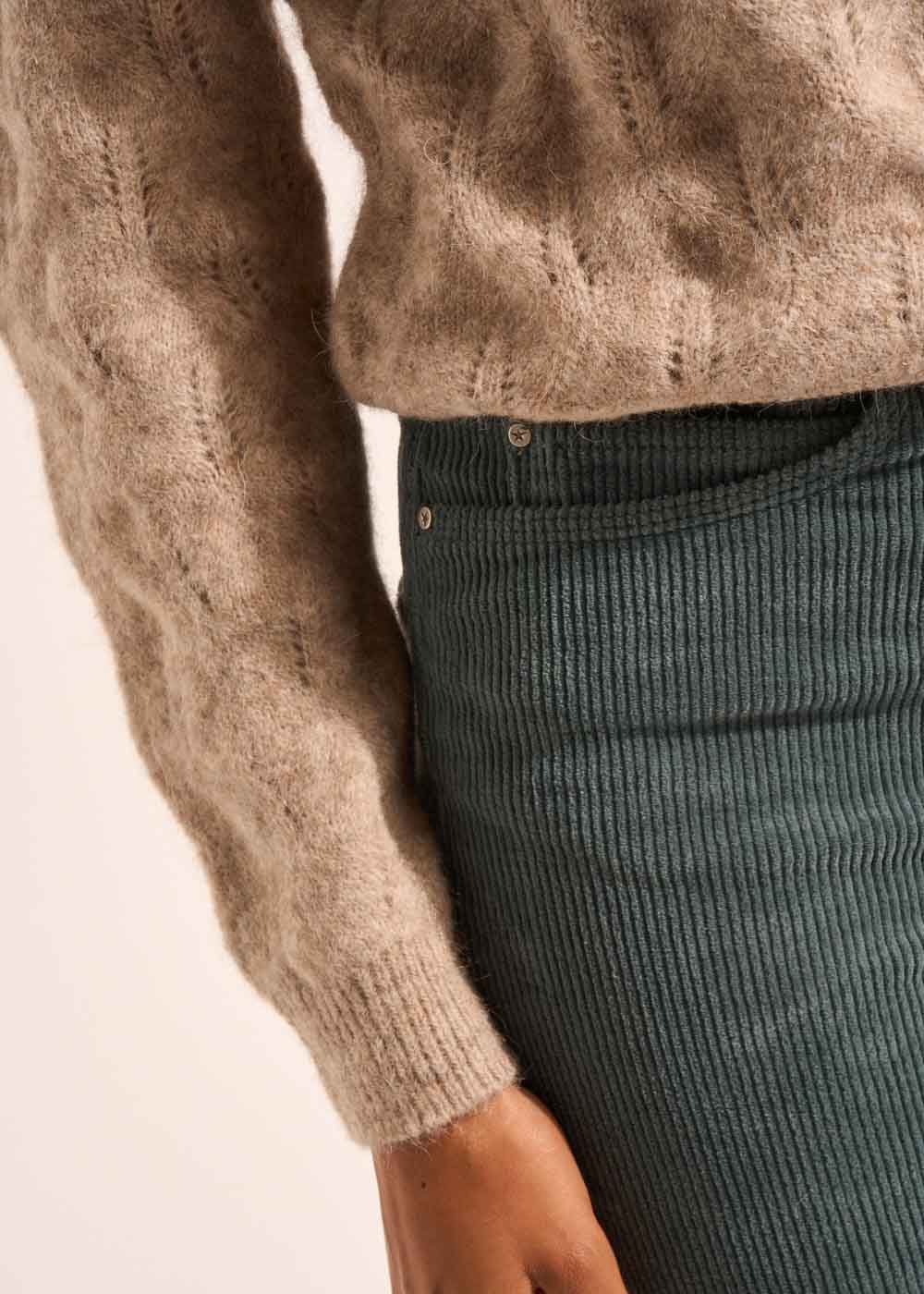 MACHOUPY Round neck jumper with a pattern of dots - 4 - Sud Express - Sud Express