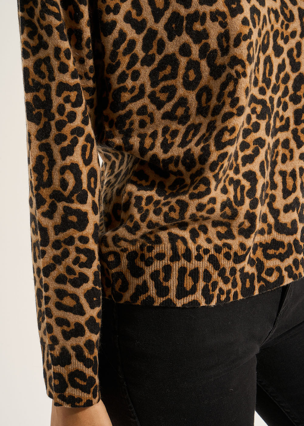 MONIA Leopard print cashmere jumper - 4 - Sud Express - Sud Express