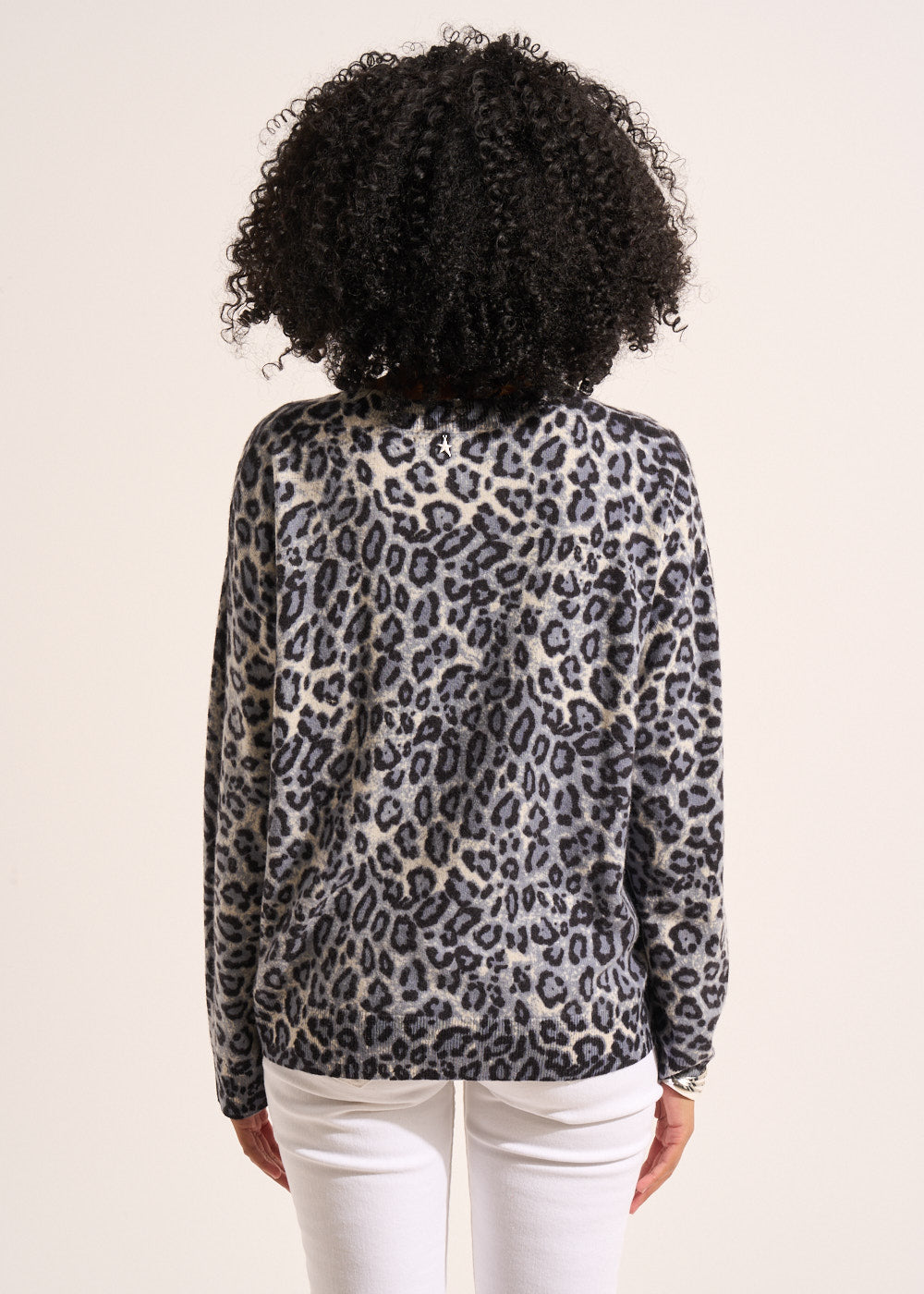 MONIA Leopard print cashmere jumper - 3 - Sud Express - Sud Express