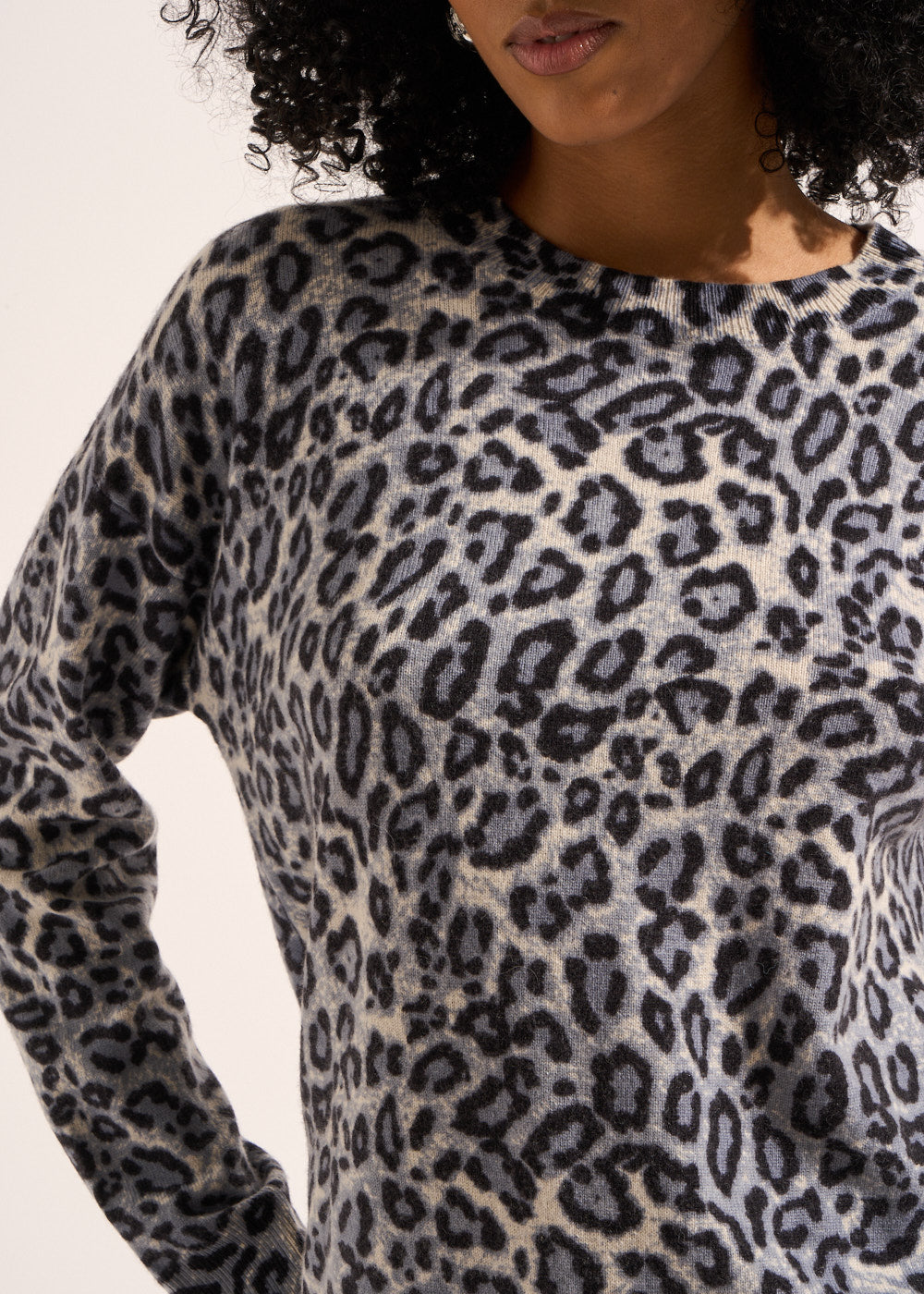 MONIA Leopard print cashmere jumper - 4 - Sud Express - Sud Express