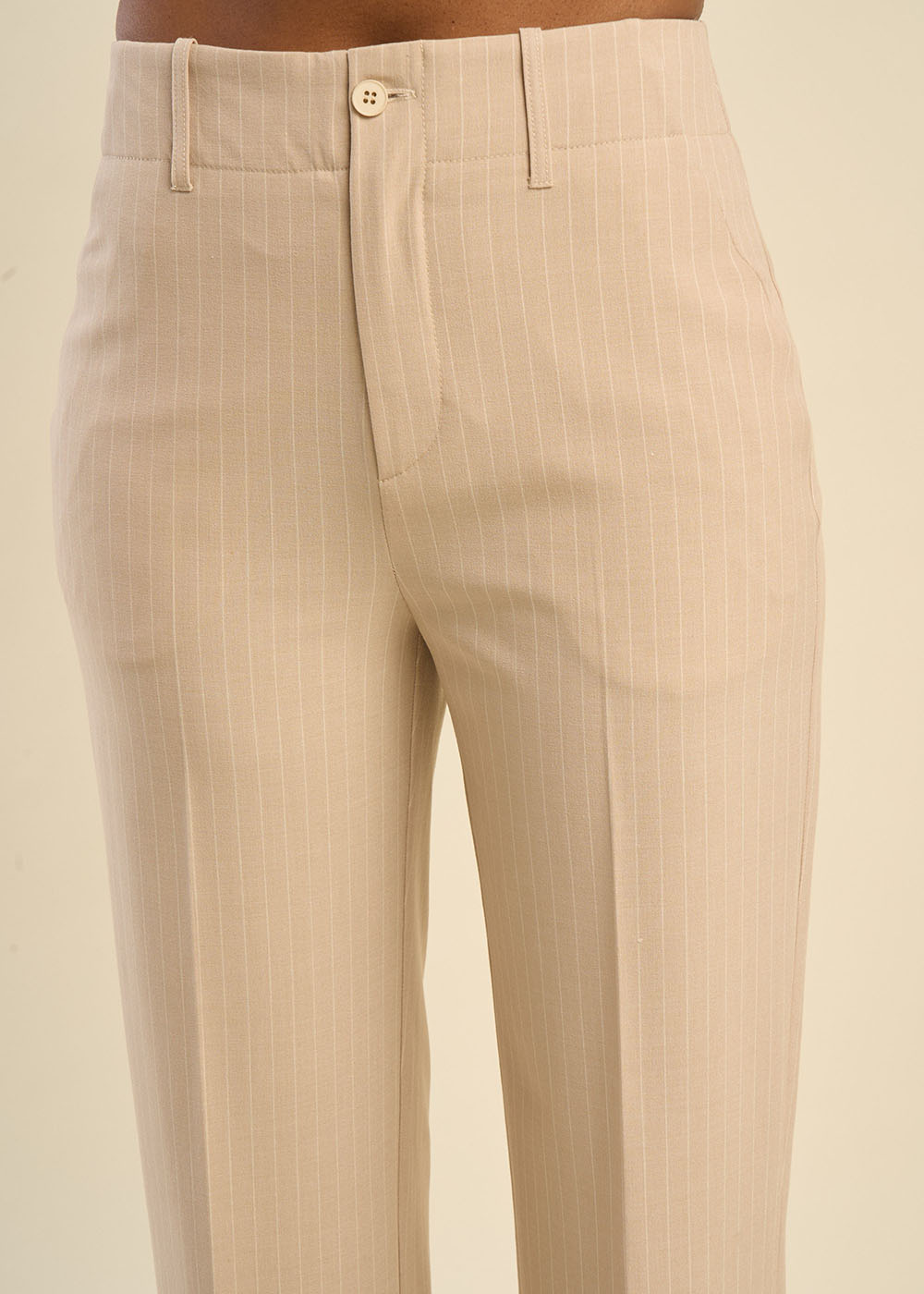 Long pants with fine stripes - Sud Express - 2 - Sud Express