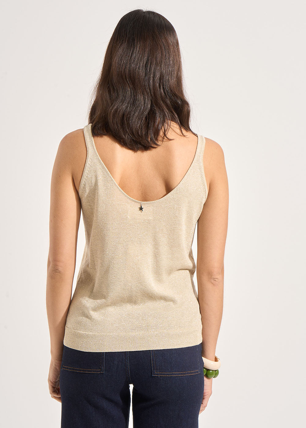 DENITSA Tank top with thin straps - 3 - Sud Express - Sud Express