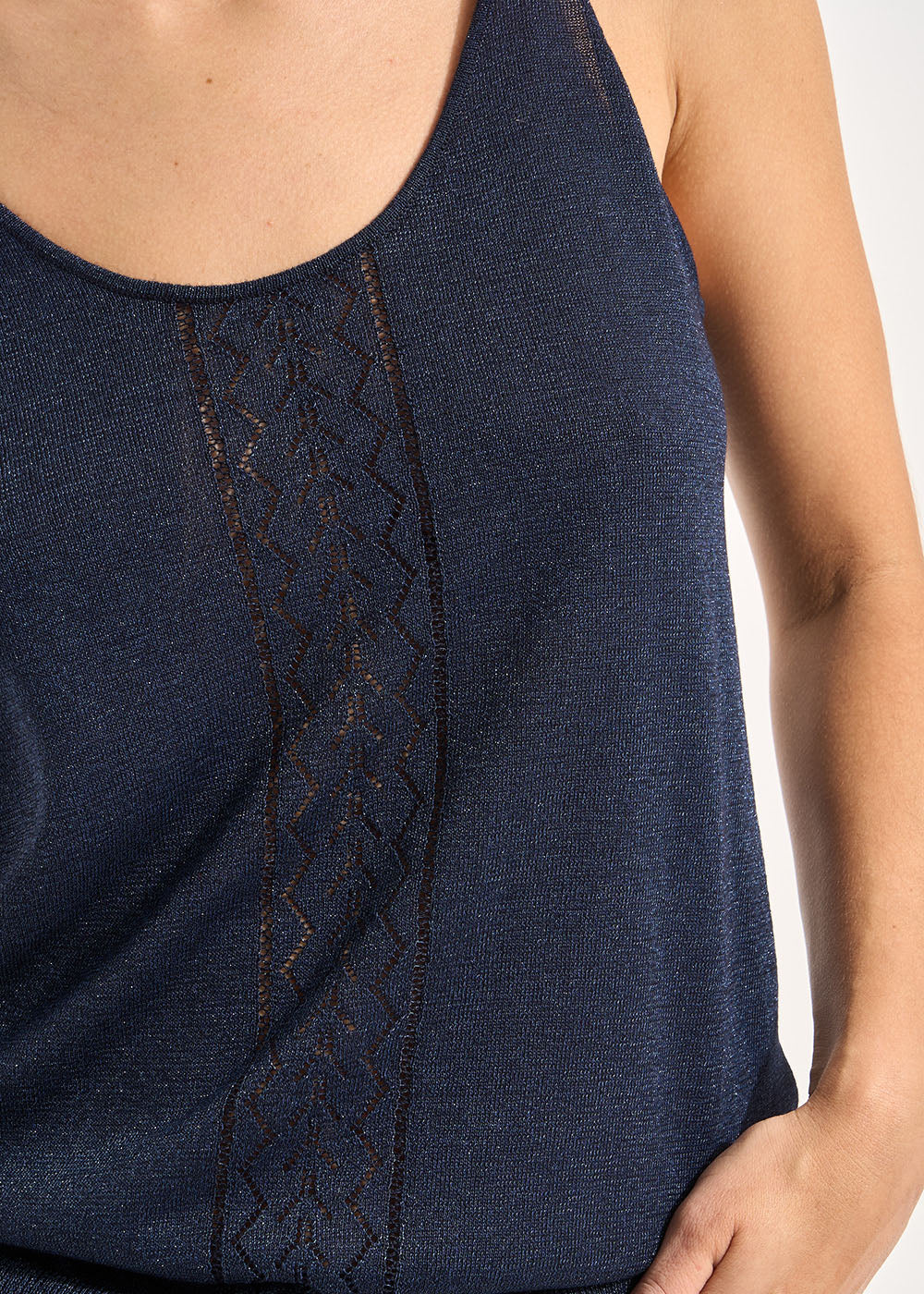 DENITSA Tank top with thin straps - 4 - Sud Express - Sud Express