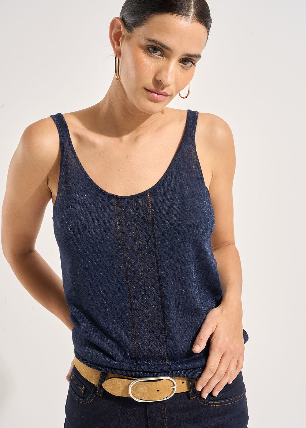 Tank top with thin straps - Sud Express - 5 - Sud Express