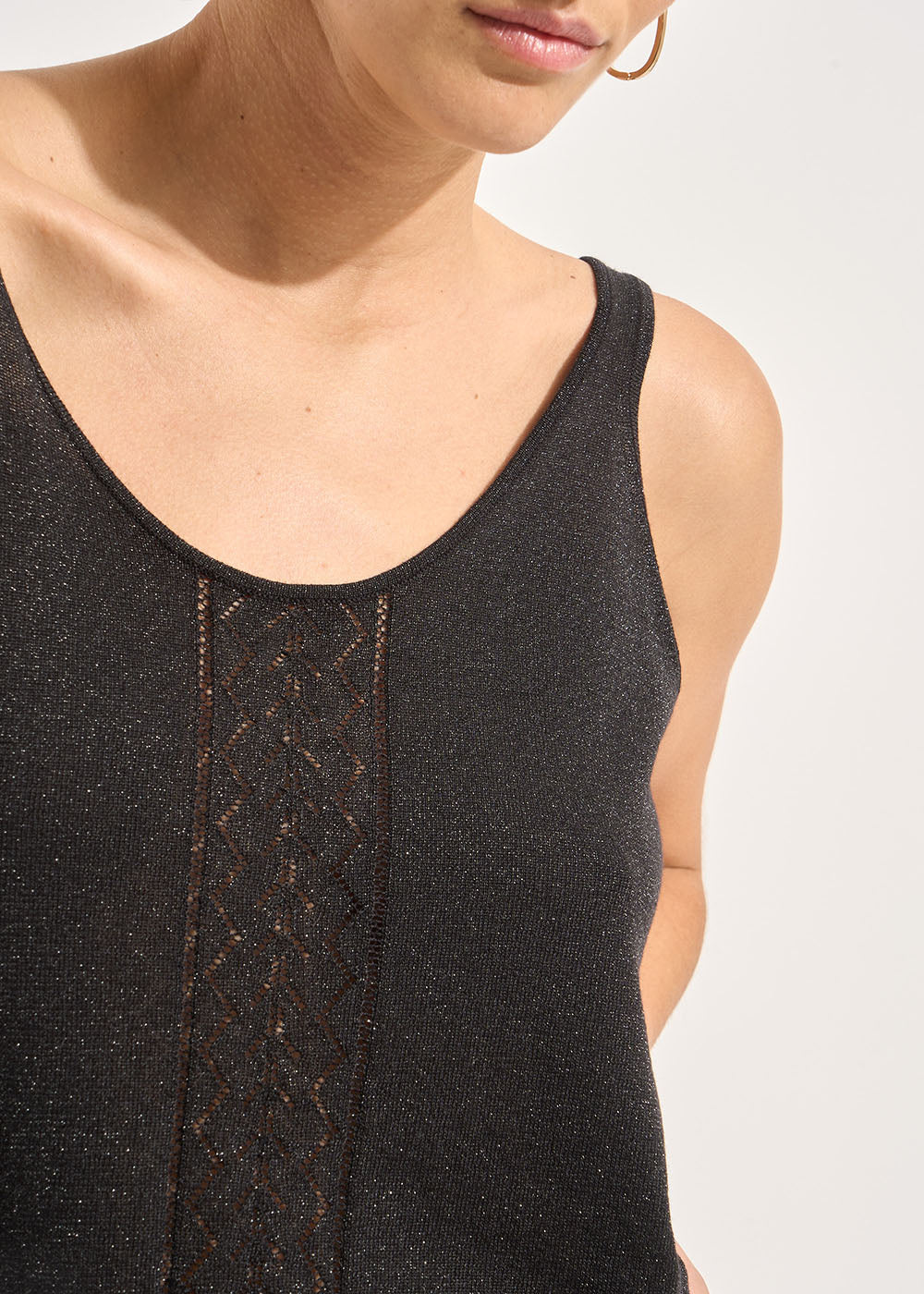 DENITSA Tank top with thin straps - 4 - Sud Express - Sud Express