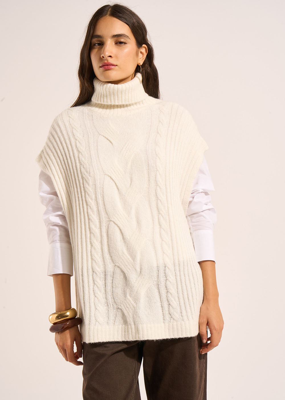Sleeveless turtleneck sweater - Sud Express - 6 - Sud Express