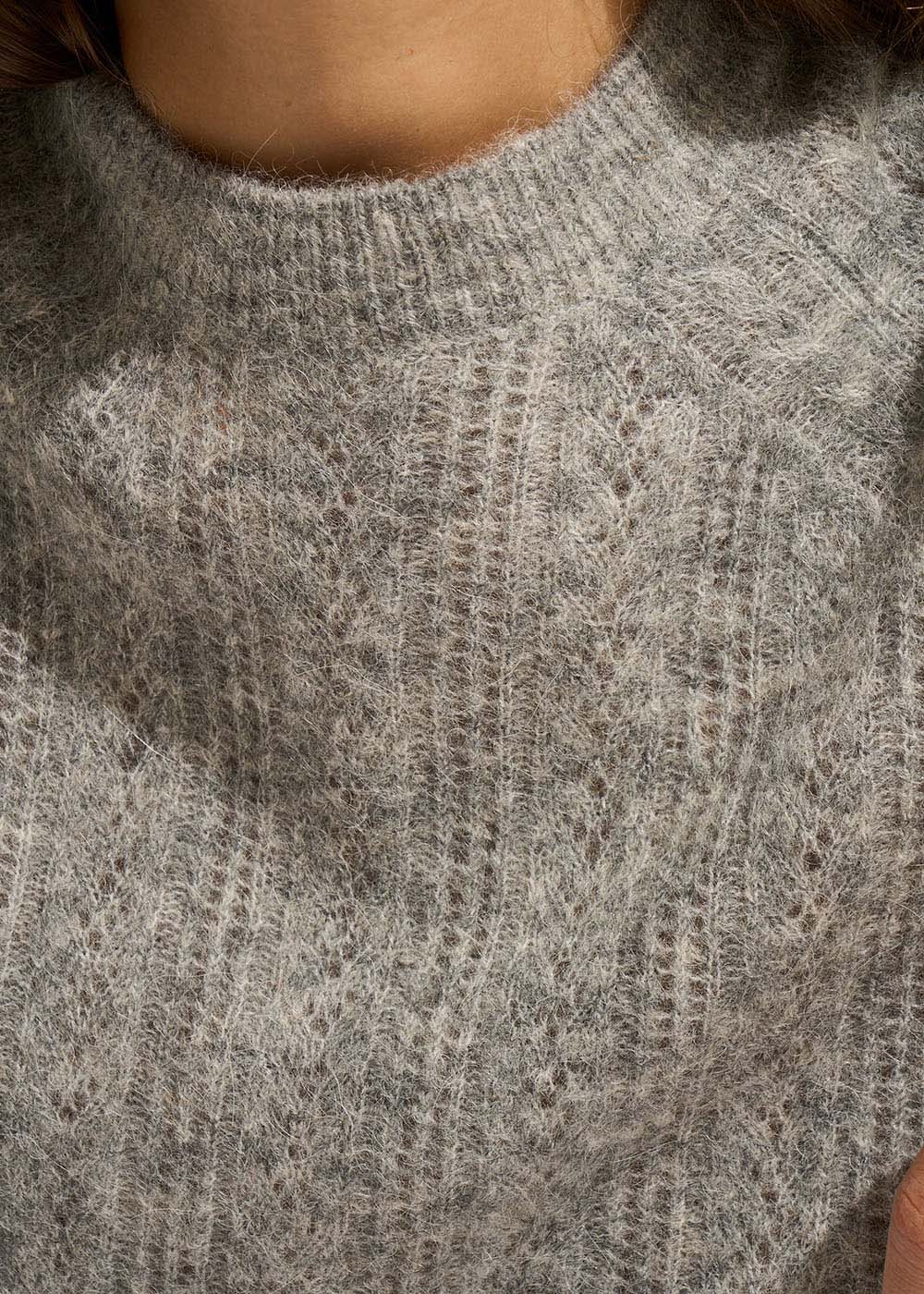 Round-neck jumper with wide raglan sleeves - Sud Express - 7 - Sud Express