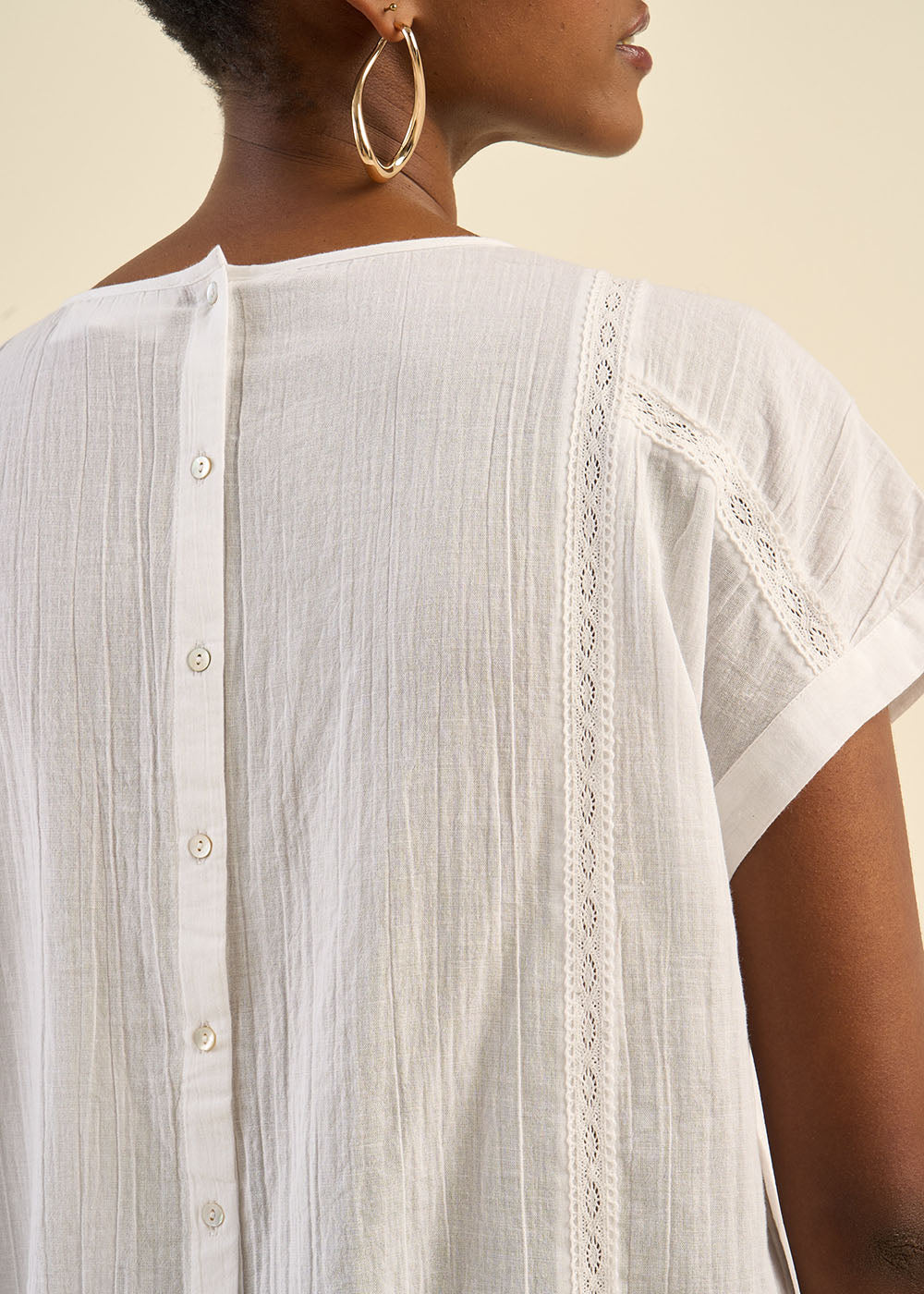 TANAEL Embroidered top - 4 - Sud Express - Sud Express