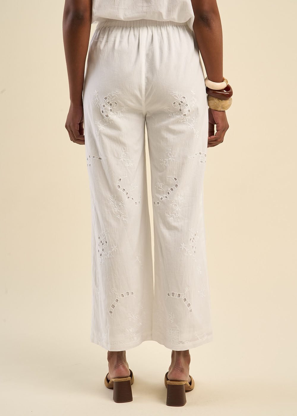 PARELIA Embroidered Trousers - 3 - Sud Express - Sud Express