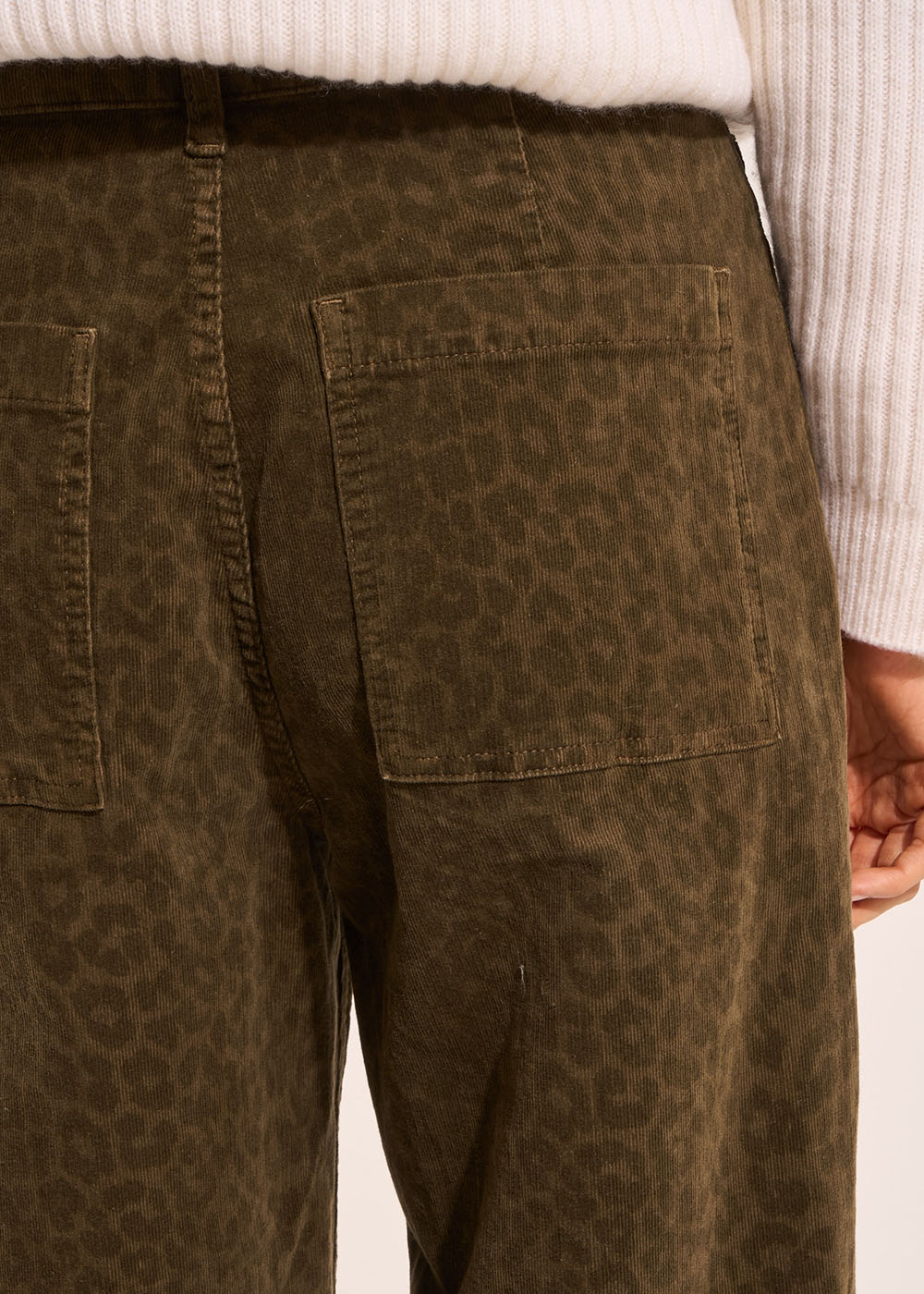 PALMANY Leopard print velvet trousers - 4 - Sud Express - Sud Express