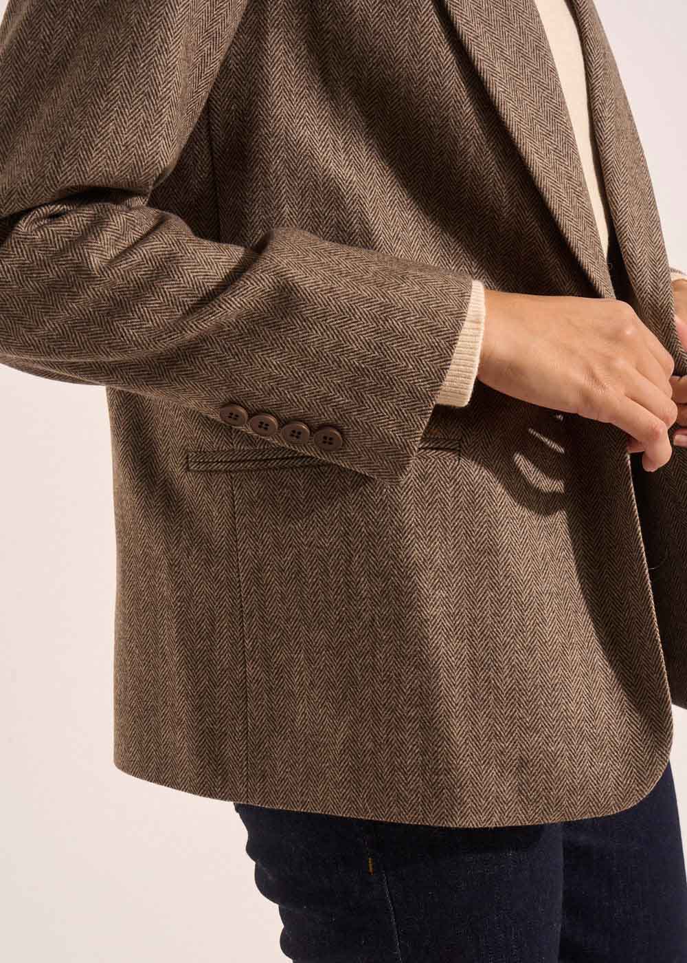 VASCALINE Herringbone Jacket  - 2 - Sud Express - Sud Express