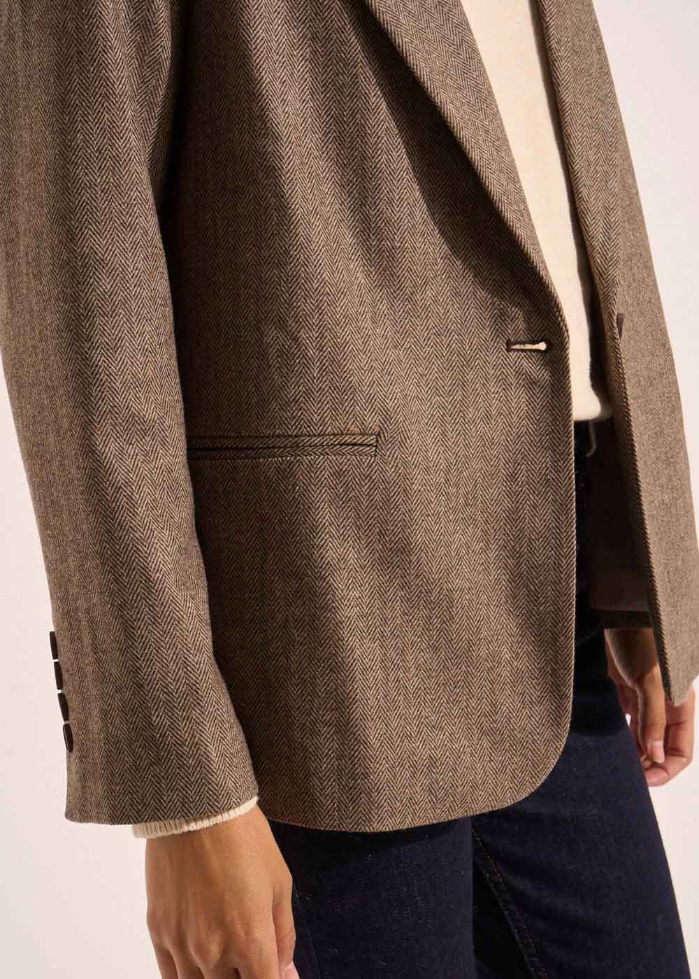 Herringbone Jacket  - Sud Express - 4 - Sud Express