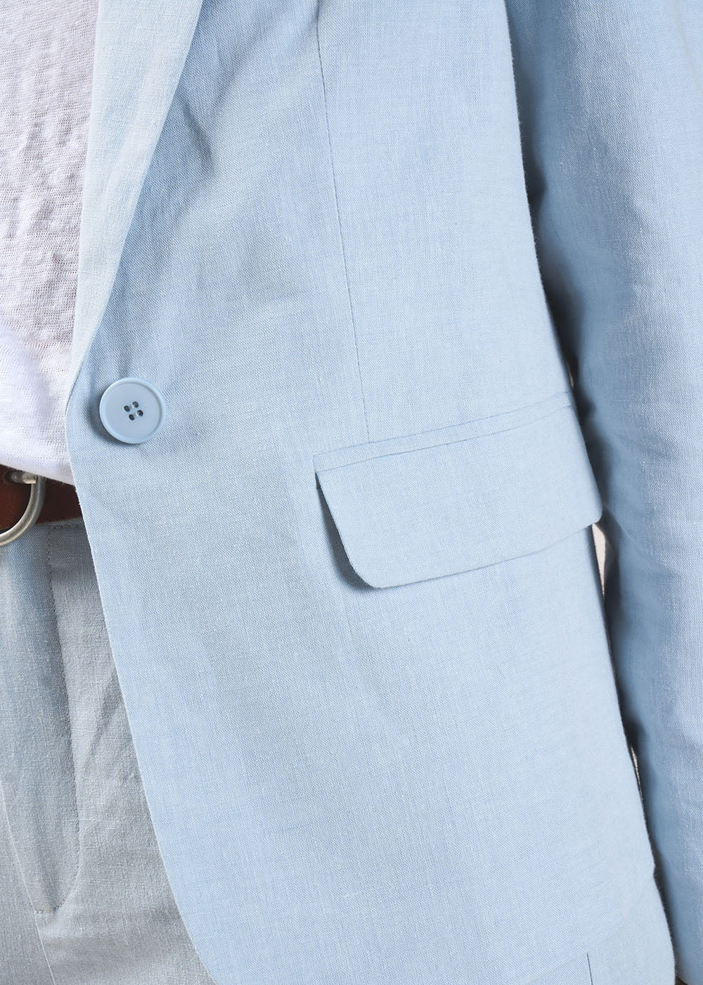 VERTIGE  Short tailored jacket in natural fibres - 2 - Sud Express - Sud Express