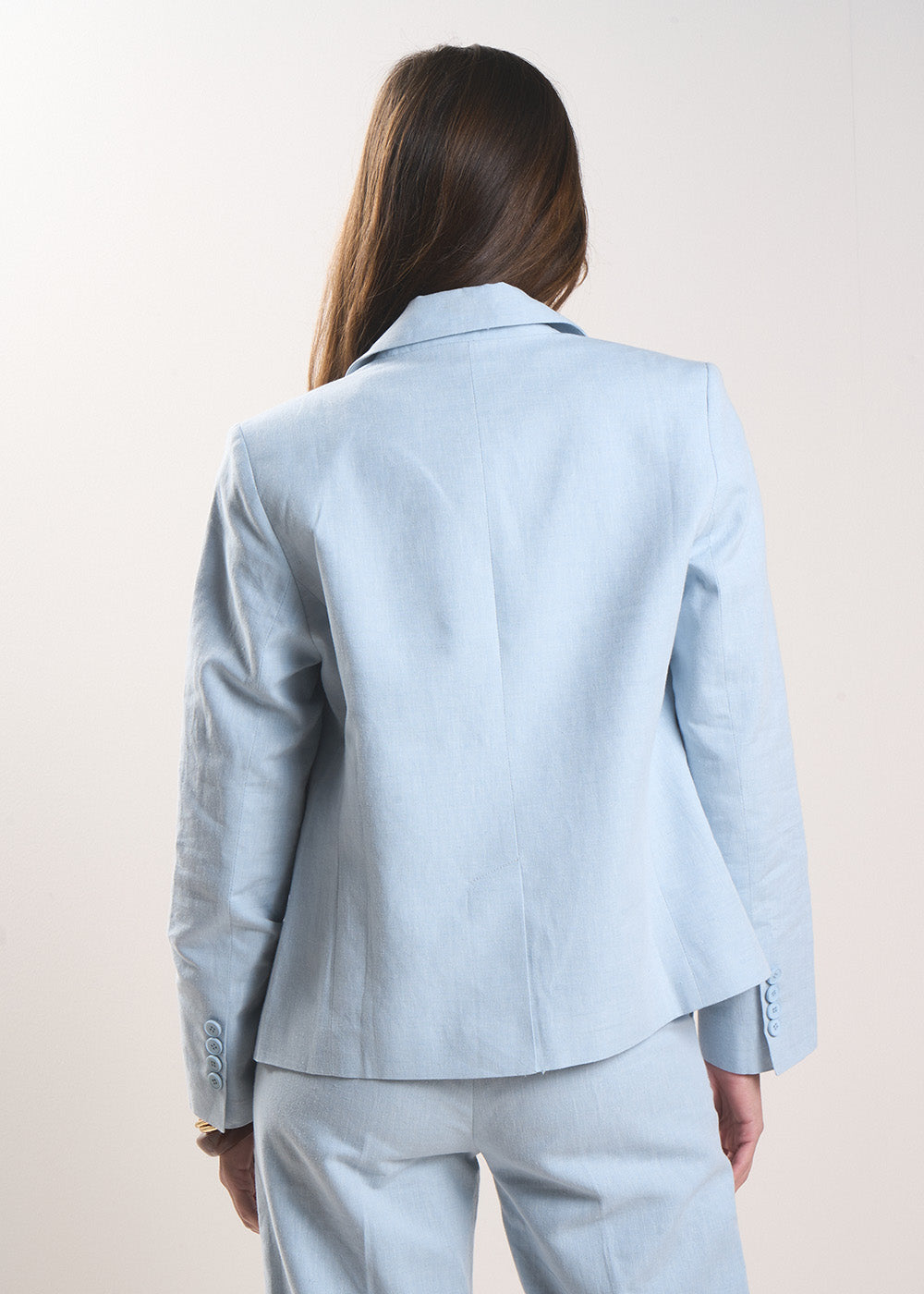 VERTIGE  Short tailored jacket in natural fibres - 3 - Sud Express - Sud Express