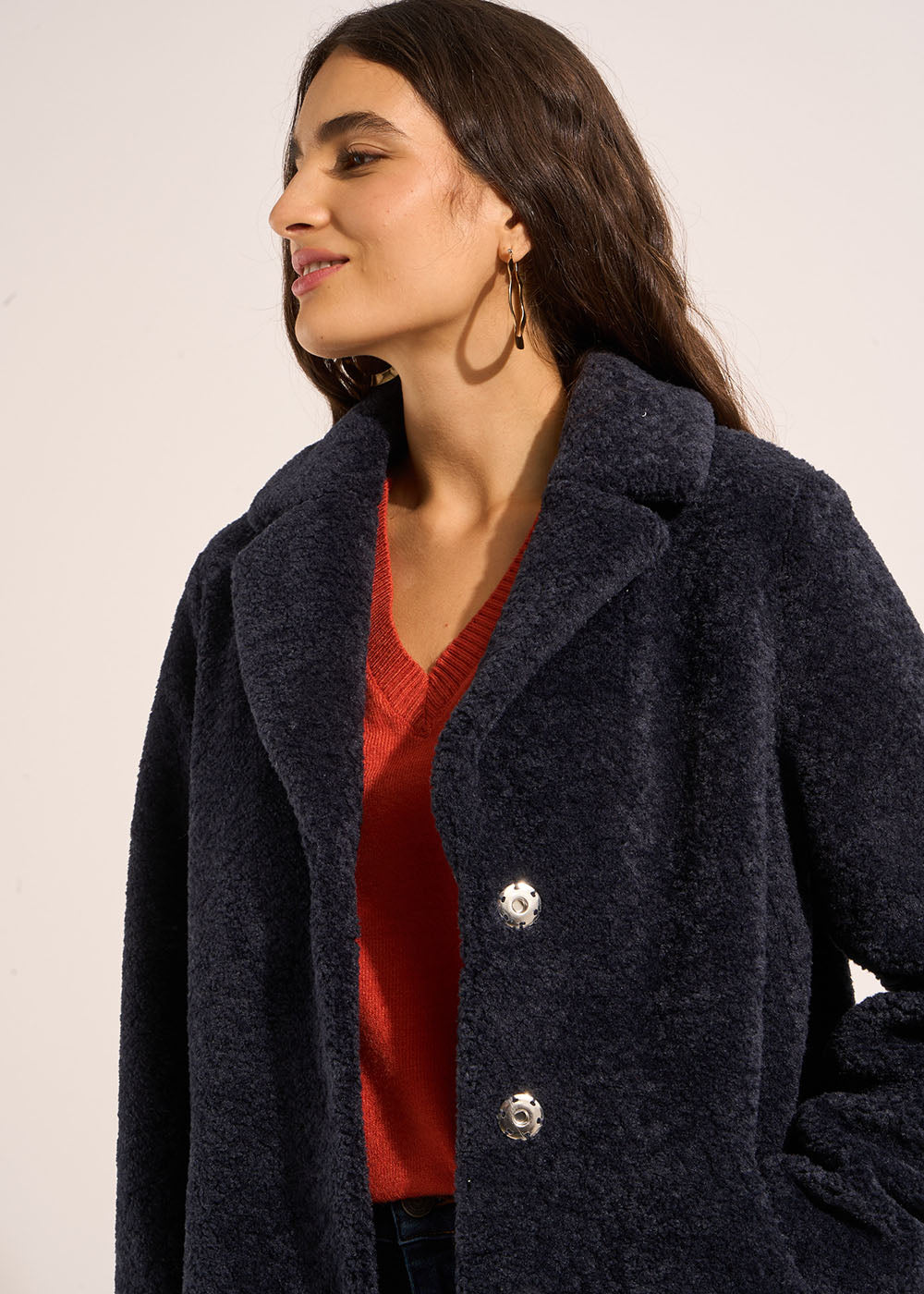 Faux fur coat - Sud Express - 7 - Sud Express