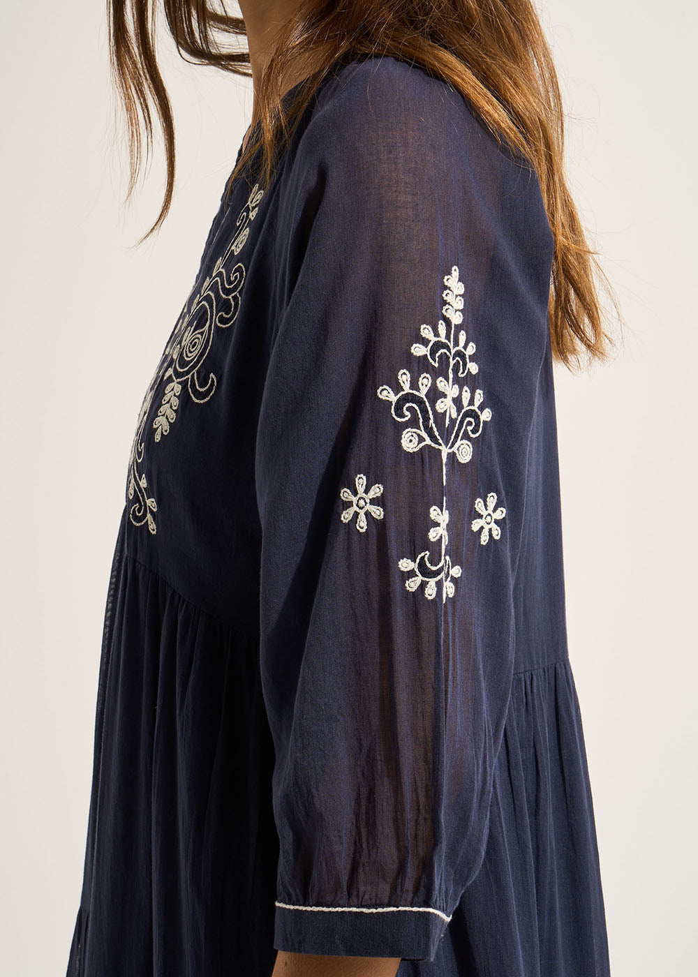 Oversized embroidered maxi dress - Sud Express - 6 - Sud Express